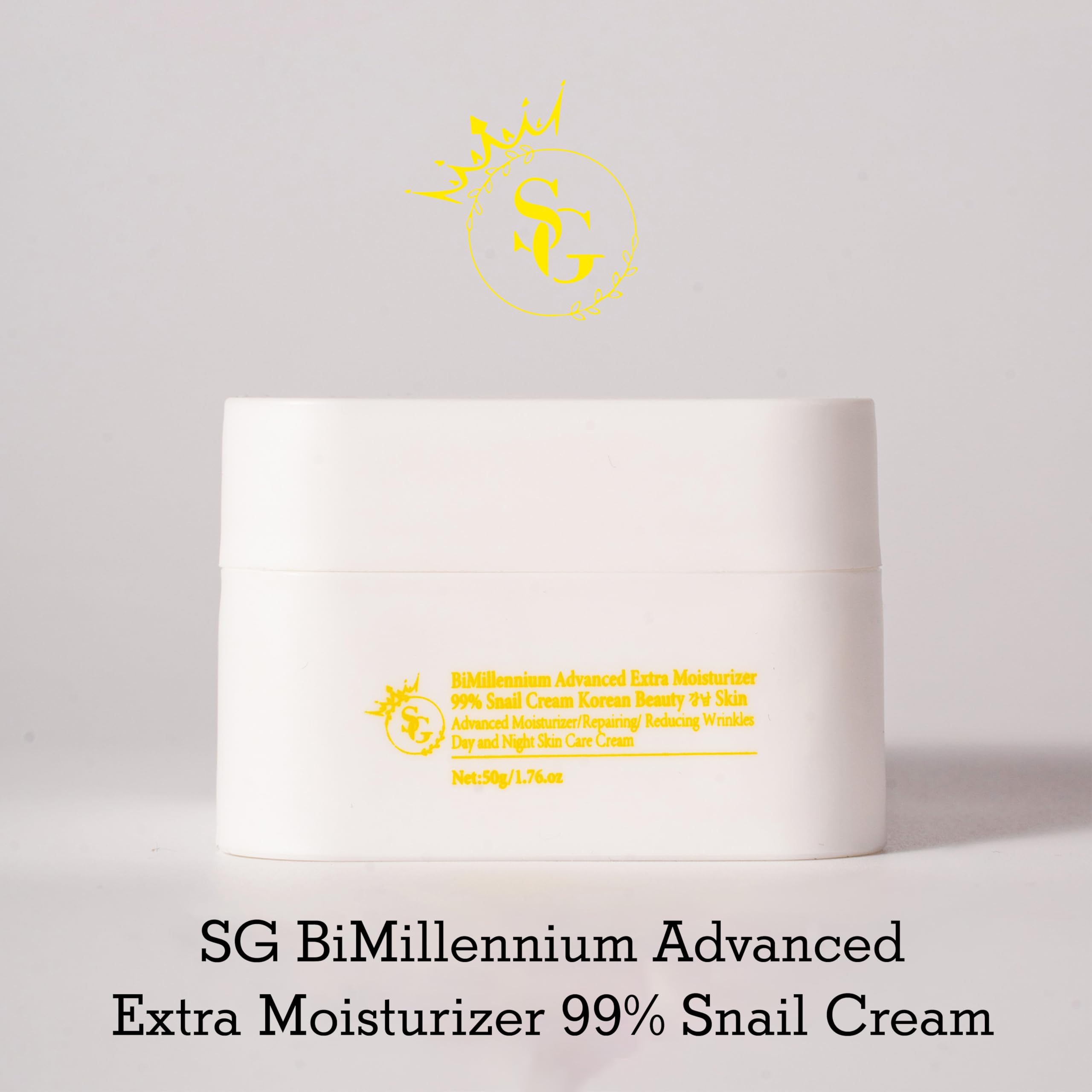 SG BiMillennium K Beauty Face Cream for Women with 99% Snail - SG