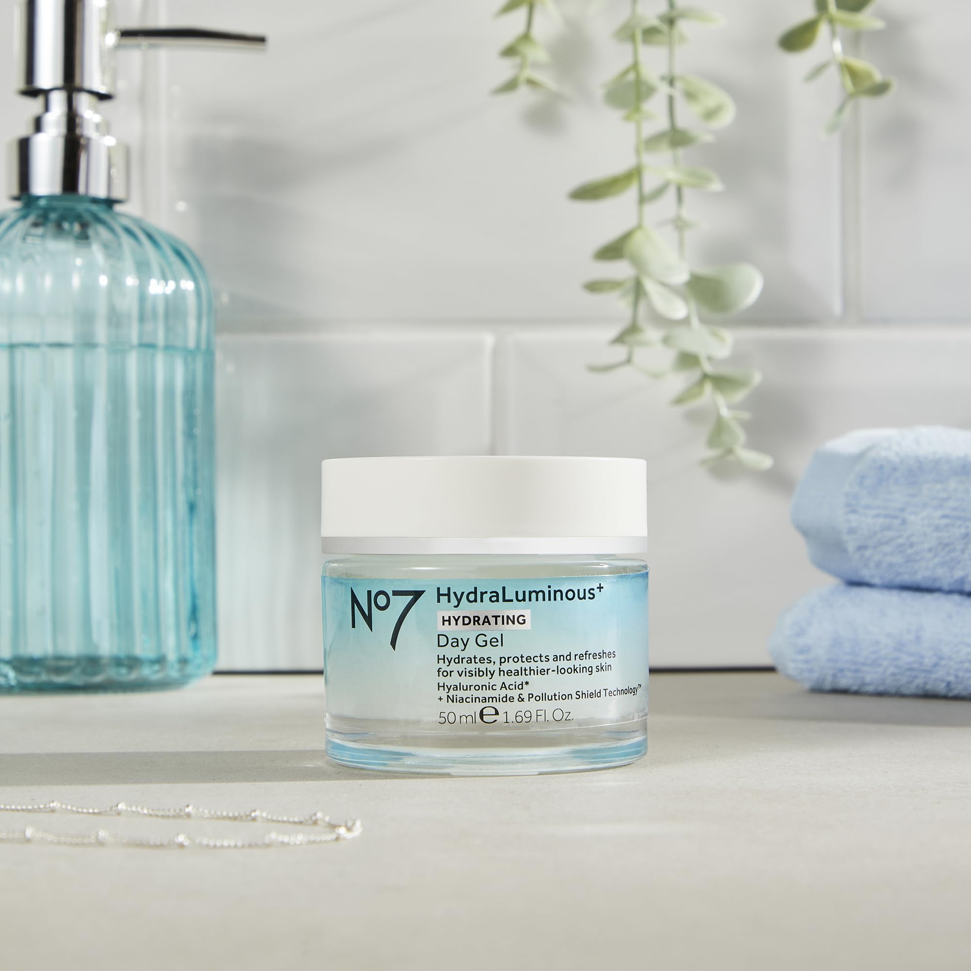 No7 HydraLuminous+ Hydrating Day Gel Moisturizer, 1.69 Fl Oz - No7 Official Product View 7