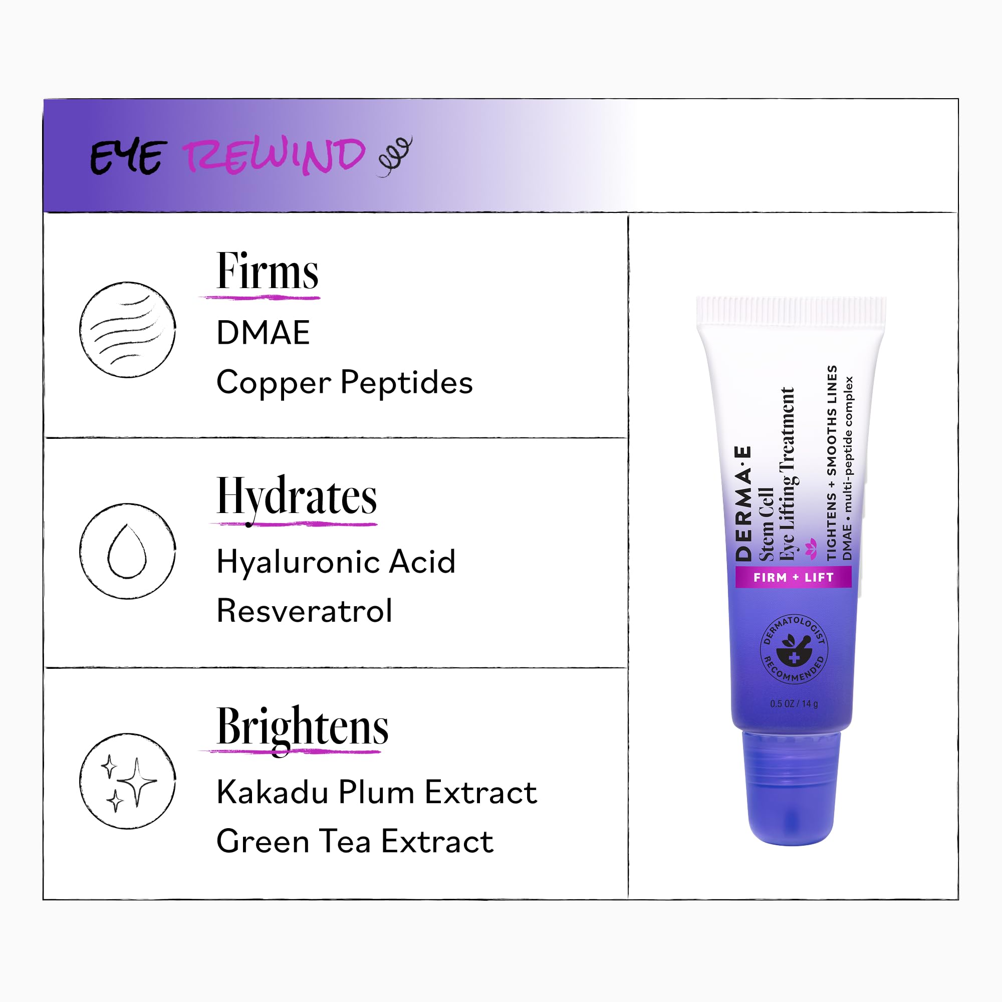 Derma E Stem Cell Lifting Eye Cream Firming Tightening 0 5 - Derma E Official Imagery - 7