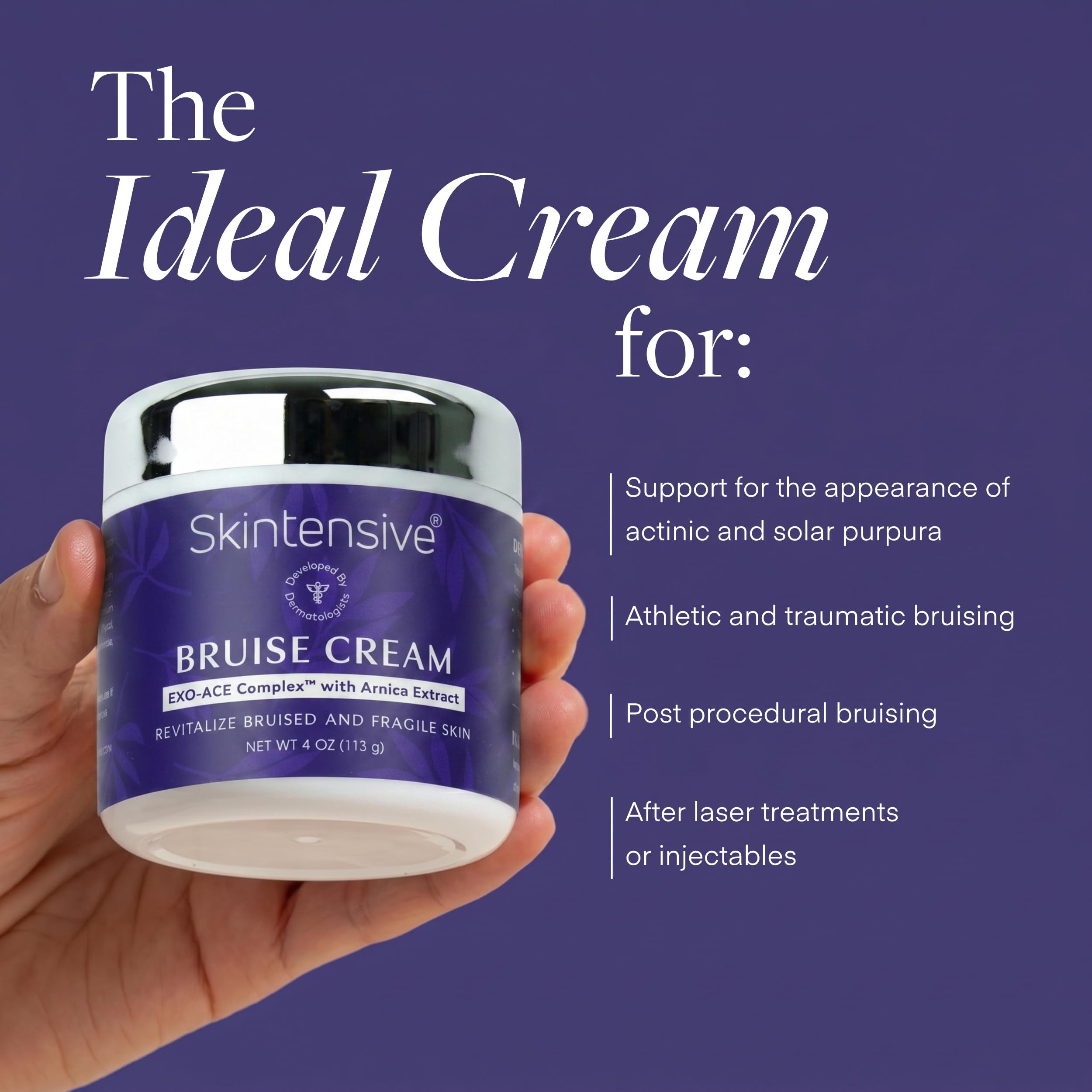 SKINTENSIVE Arnica Bruise Cream for Thin Skin Vitamin K - SKINTENSIVE Official Product Imagery - 8