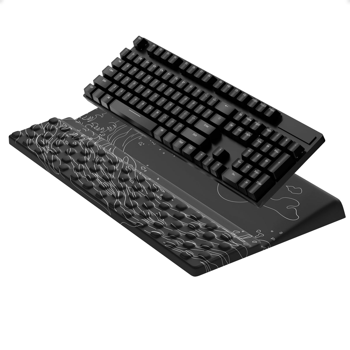 Ospelelf Keyboard Wrist Rest Pad Comfy Ergonomic Keyboard - Ospelelf Official Imagery - 8