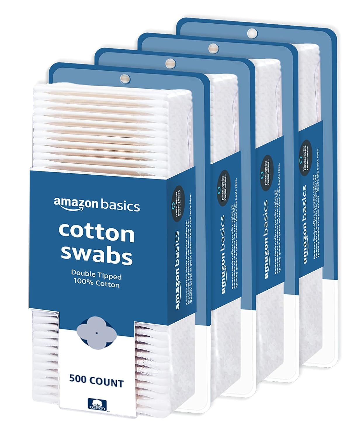 Amazon Basics Double-Tipped Cotton Swabs for Personal Hygiene... - Amazon Basics Official Product View 8