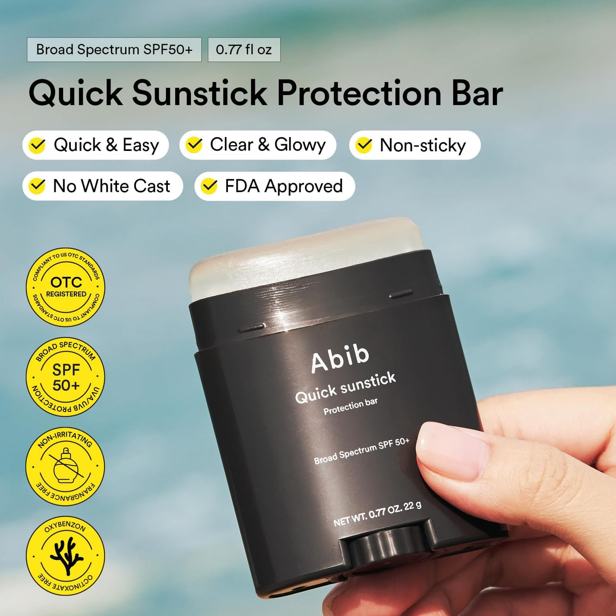 Abib Quick Sunstick Protection Bar SPF50 Broad Spectrum - Abib Official Product Imagery - 4