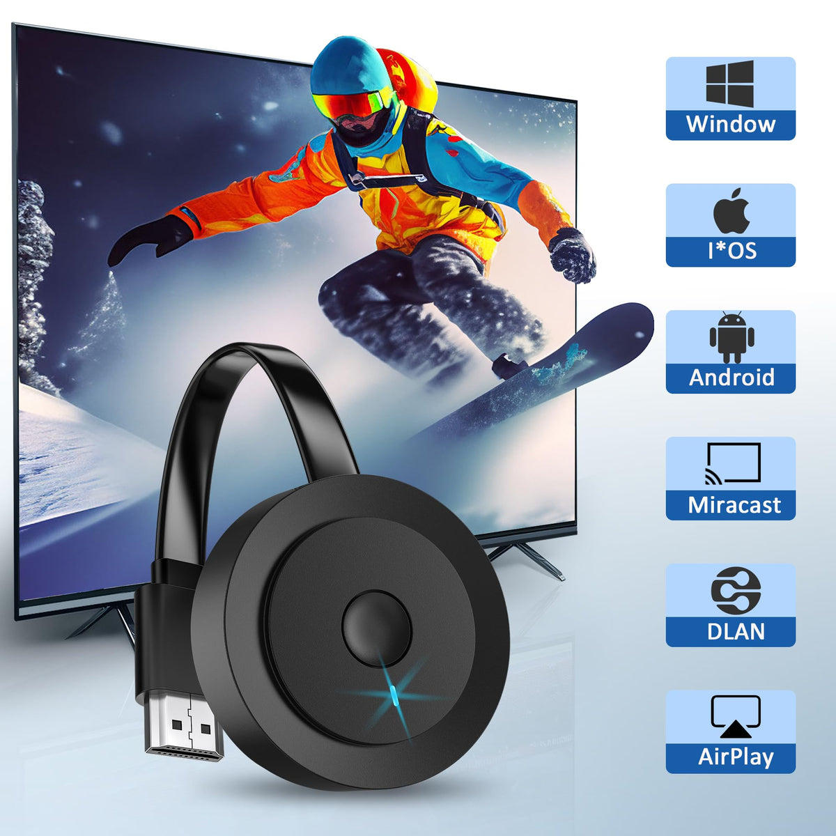 2026 Wireless HDMI Display Adapter 4K Portable Screen Mirror - DRYMOKINI Official Imagery - 5
