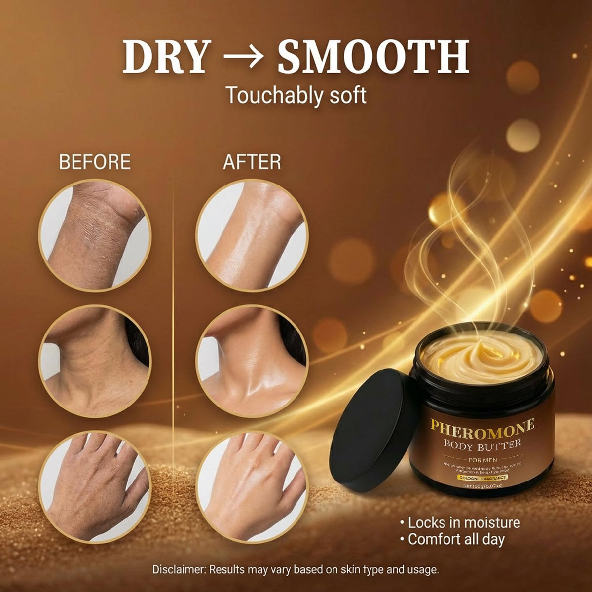 Pheromone Body Butter for Men Cologned Fragrance Skin Body - SDUQULK Official Imagery - 5