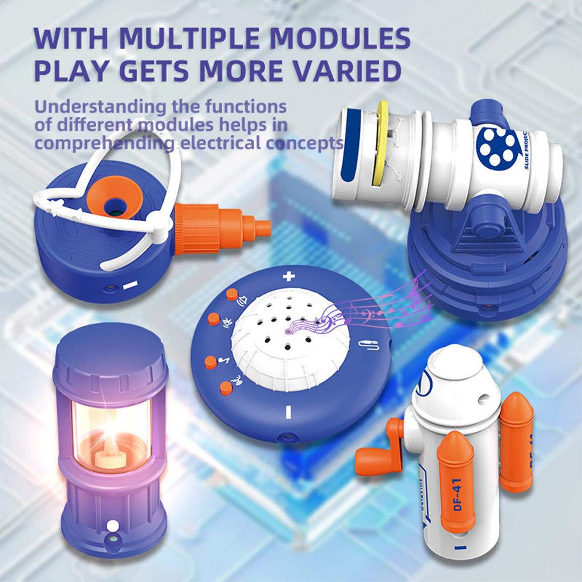 Science Toy Sets AI Intelligent Voice Physics Circuit - Ponilyer Official Imagery - 7