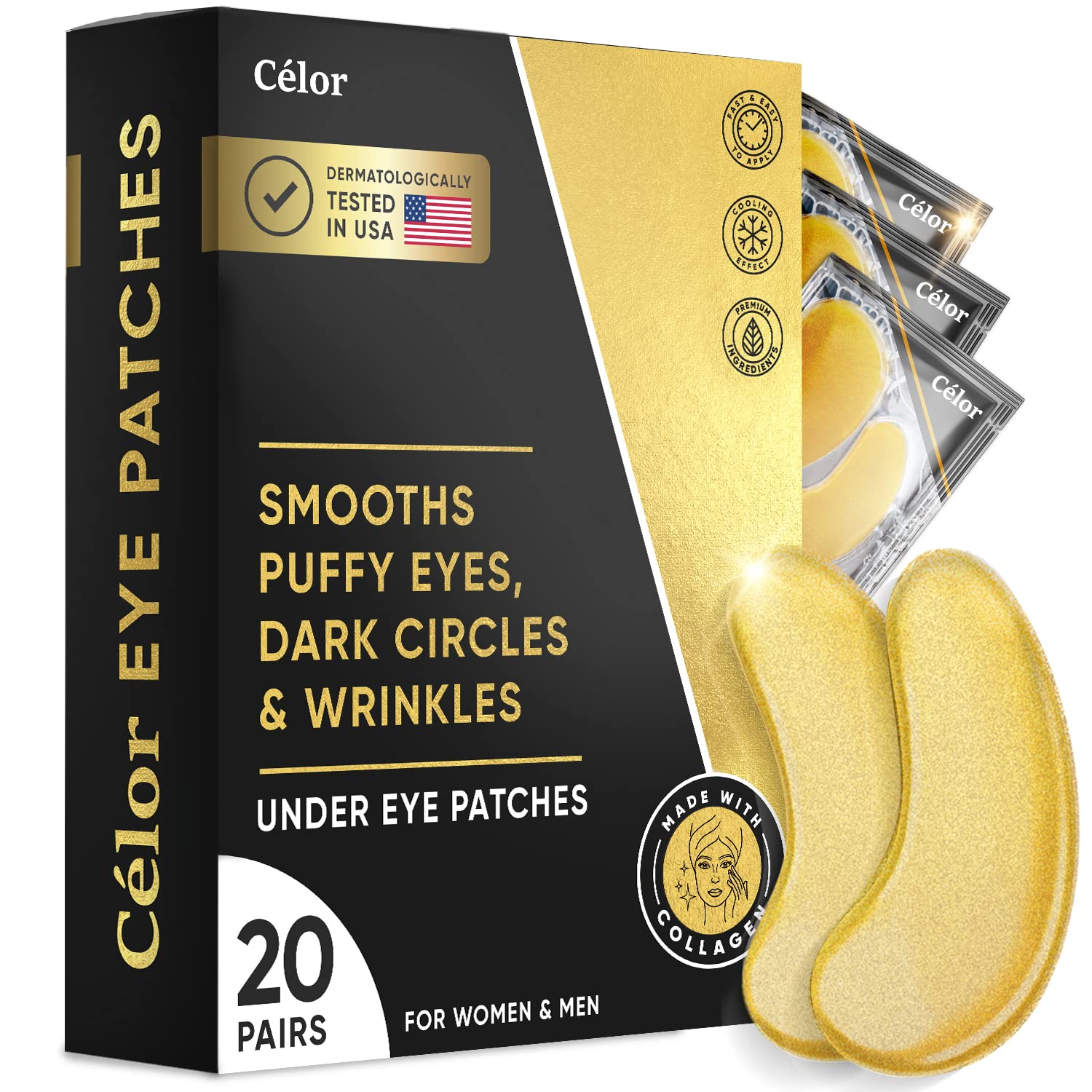 Under Eye Patches (20 Pairs) - Eye Patches For Puffy Eyes And - Product Imagery