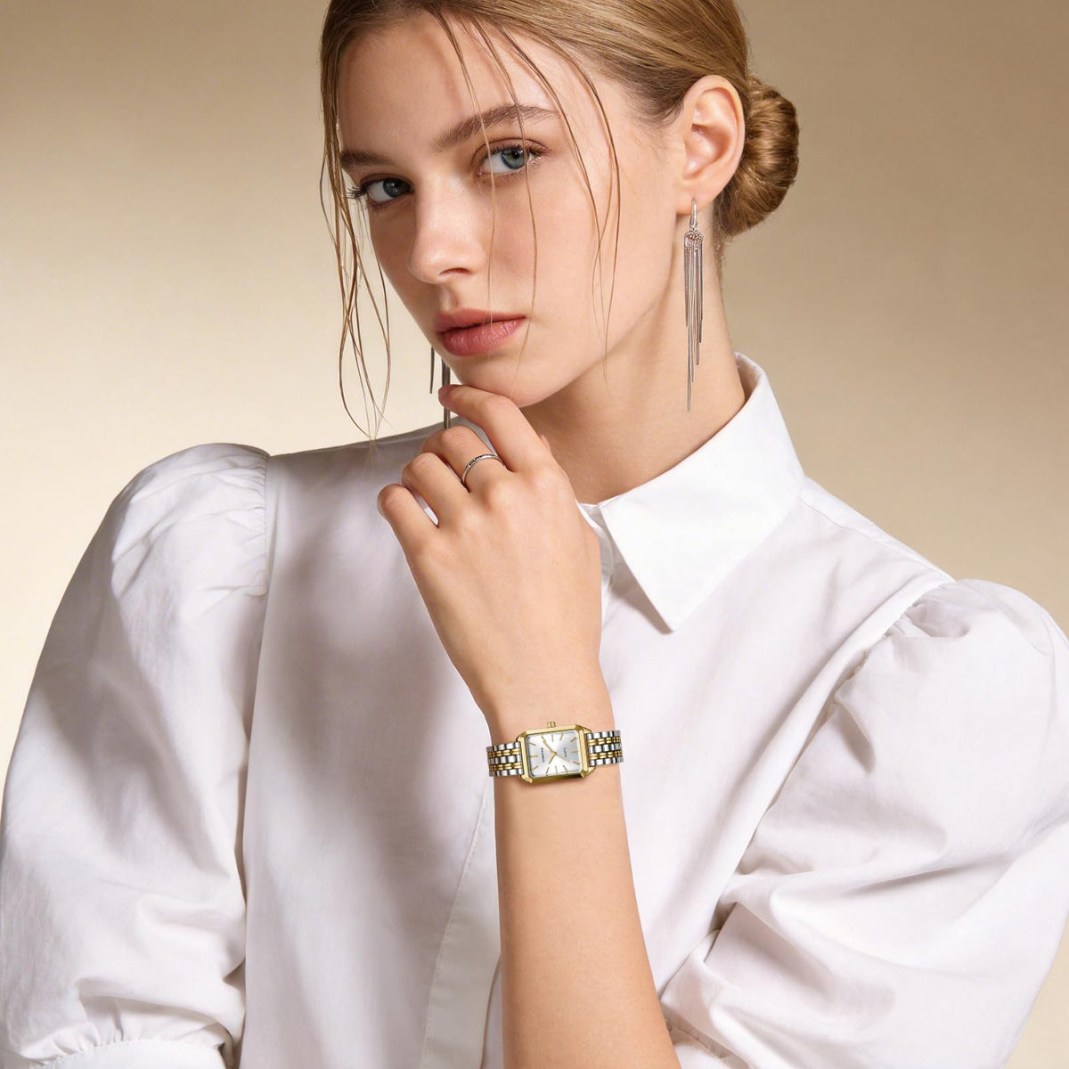 CHEETAH Women s Gold Tone Dainty Watch Retro Style - CHEETAH Official Imagery - 8