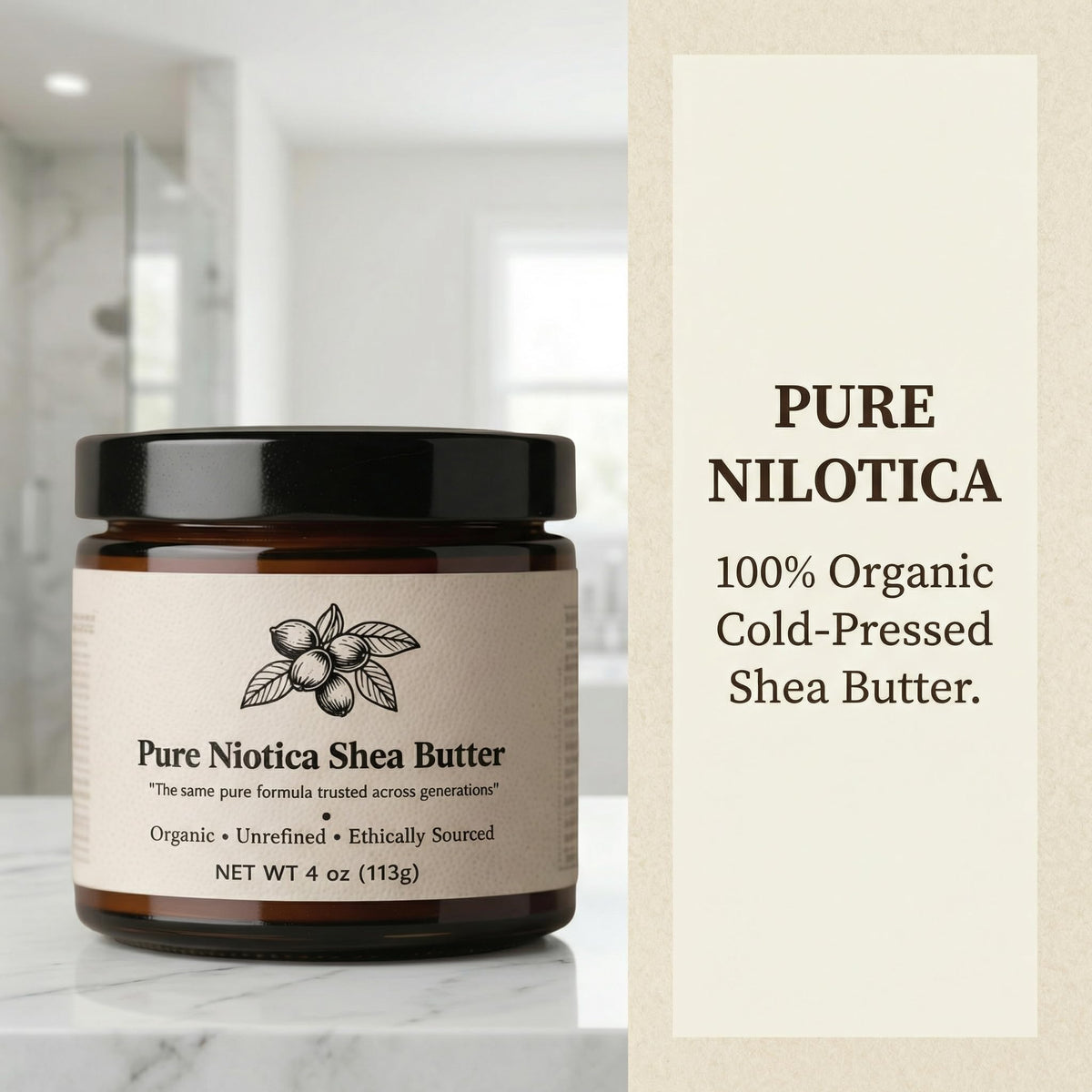 Nuba Shea Butter with Unrefined Nilotica Shea Butter 100 - Art anime Official Imagery - 7