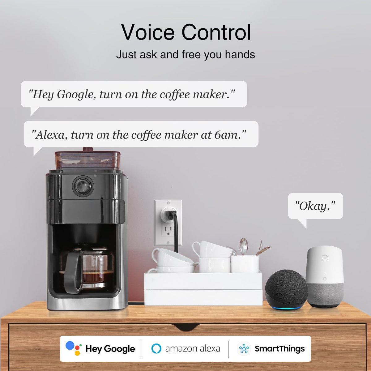 GHome Smart Plug WiFi Smart Plugs that Work with Alexa and - GHome Smart Official Imagery - 4