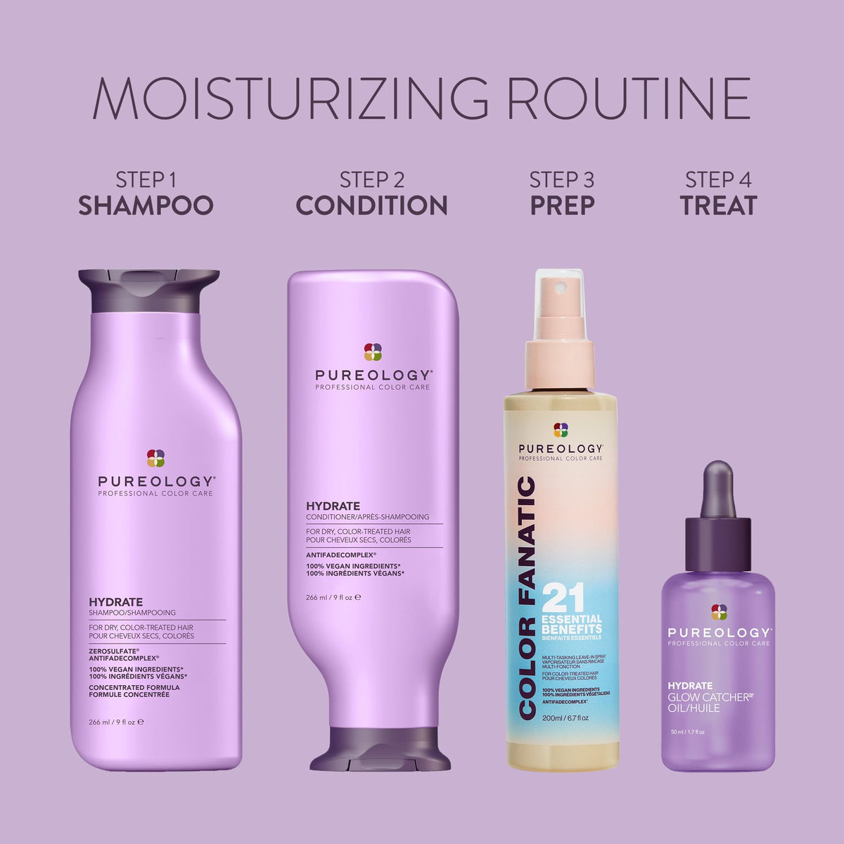 Pureology Hydrate Conditioner Moisturizes Dry Color Treated - Premium Selection Official Imagery - 8