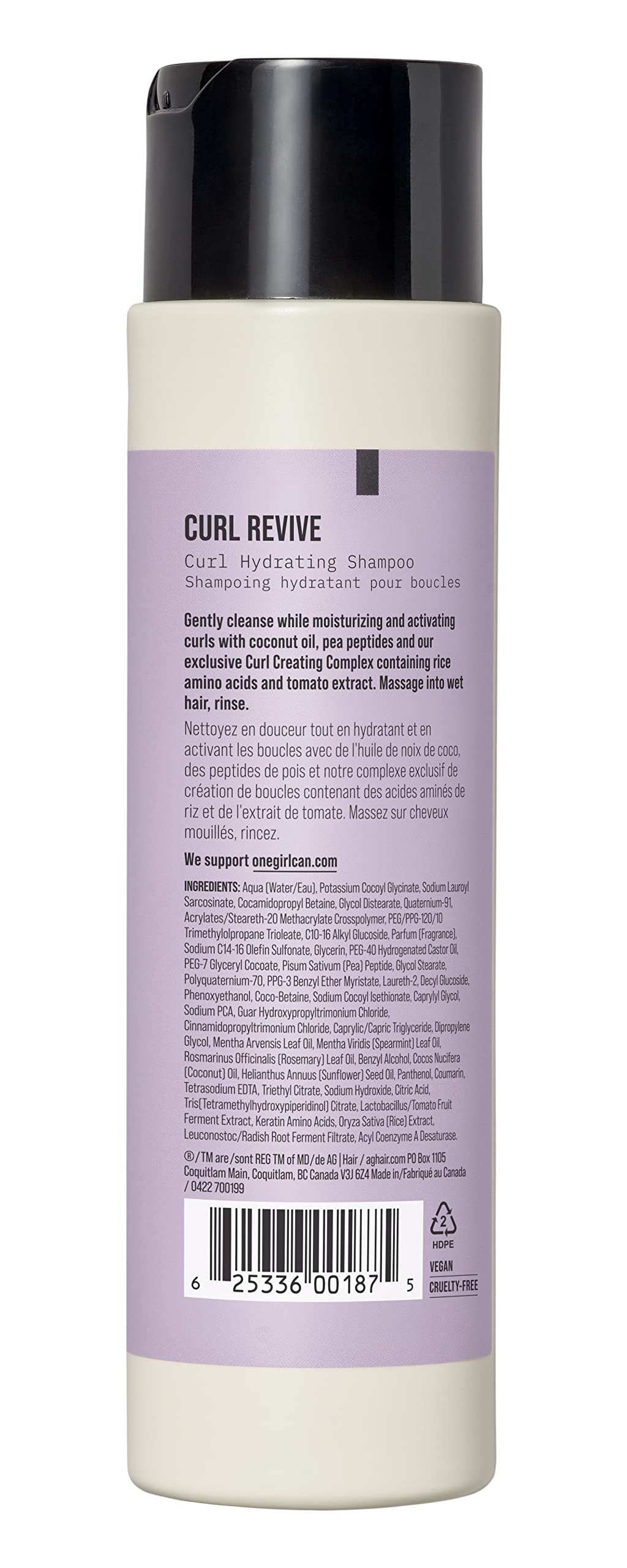 AG Care Curl Revive Curl Hydrating Shampoo 10 Fl Oz - Premium Selection Official Imagery - 3