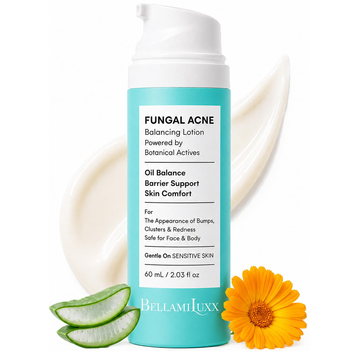 BellamiLuxx Fungal Acne Treatment Lotion Effective Face Body - BellamiLuxx Official Imagery - 2