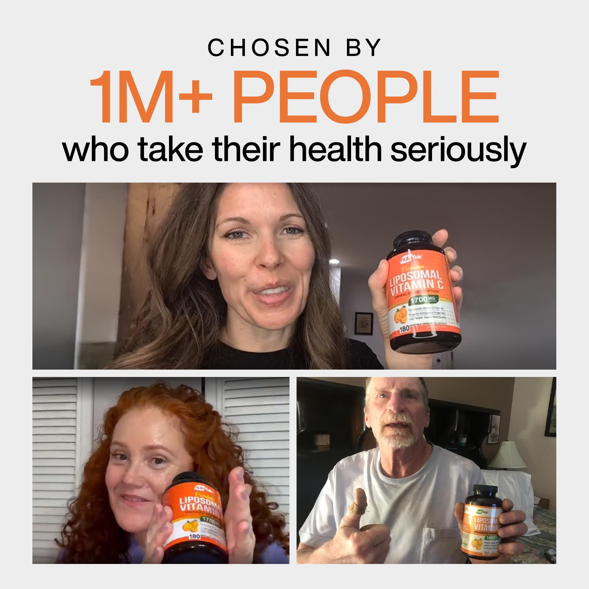 NutriFlair Liposomal Vitamin C 1700mg 180 Capsules - NutriFlair Official Imagery - 8