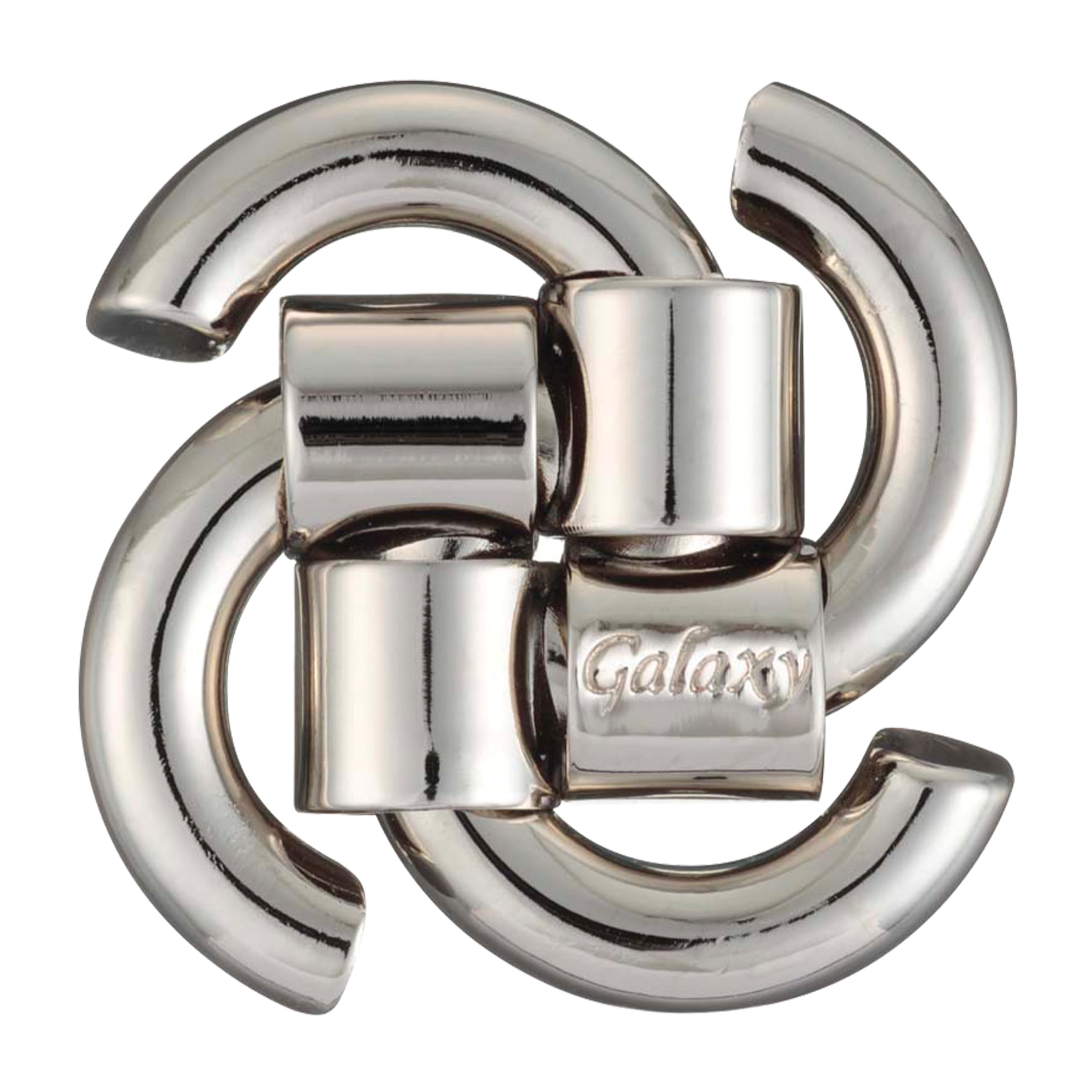BePuzzled |Galaxy Hanayama Metal Brainteaser Puzzle Mensa Rated - Product Imagery