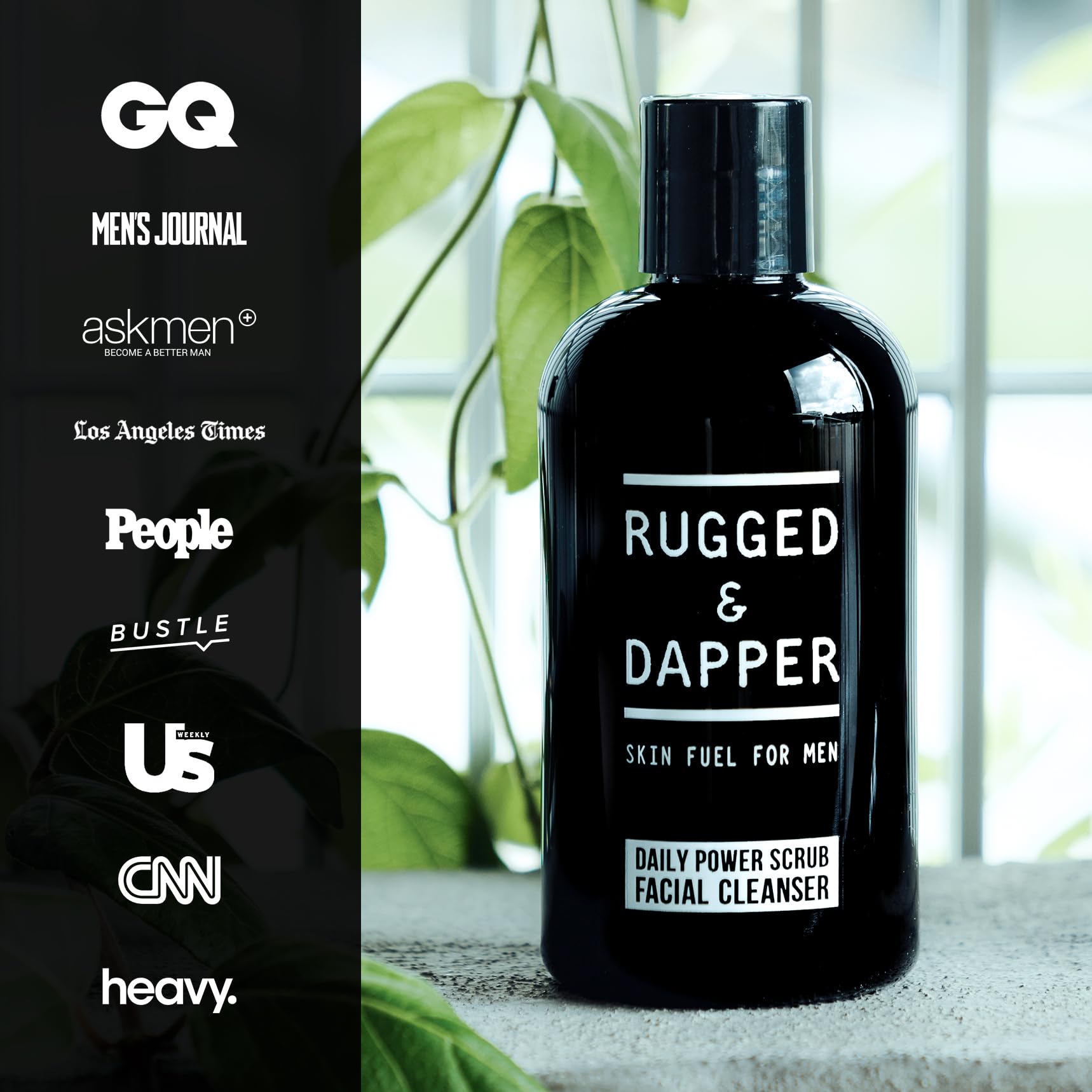 RUGGED & DAPPER Face Wash - Daily Exfoliating Mens Face Wash & Scr - RUGGED & DAPPER Official Product View 7