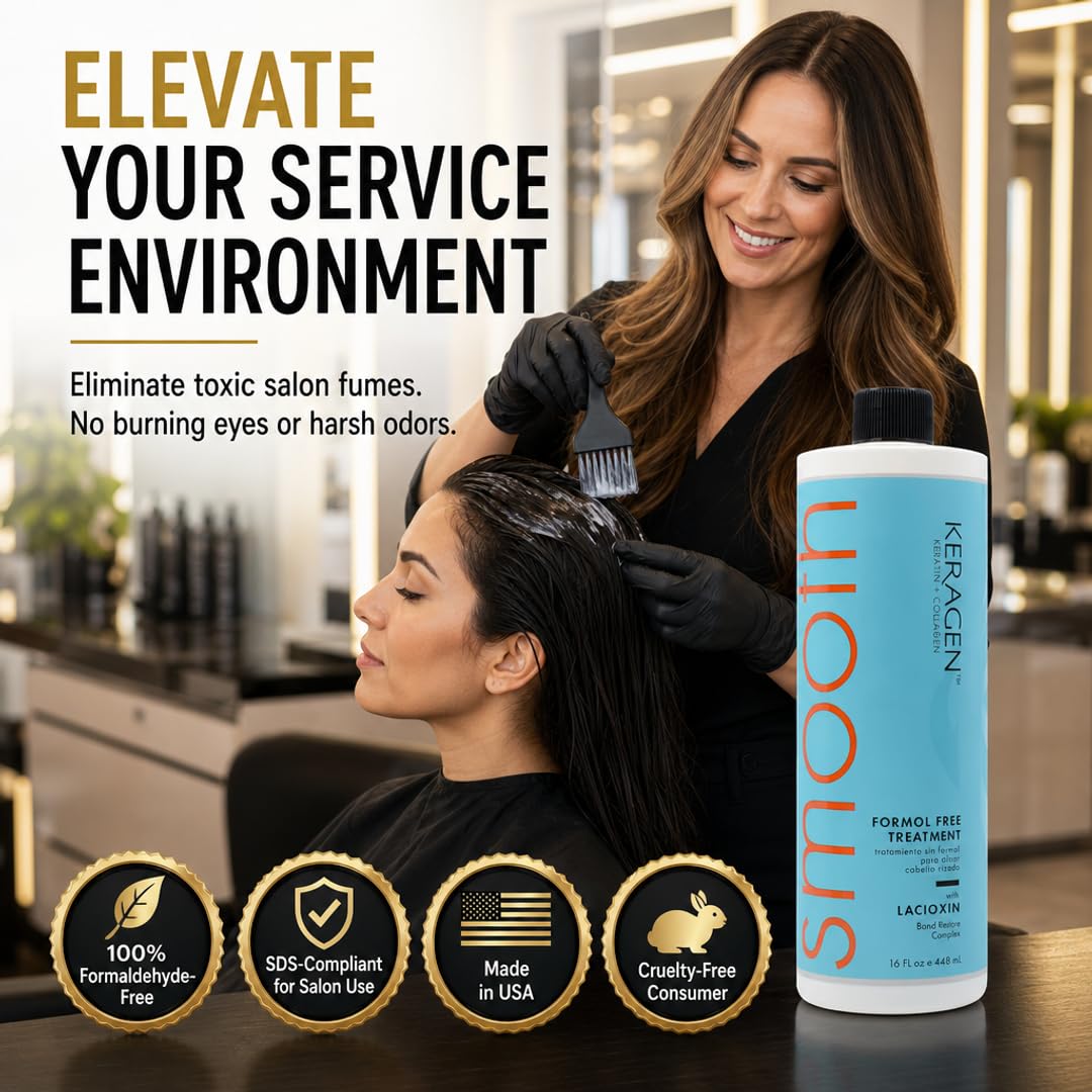 Keragen Brazilian Keratin Smoothing Treatment - KERAGEN Official Imagery - 6