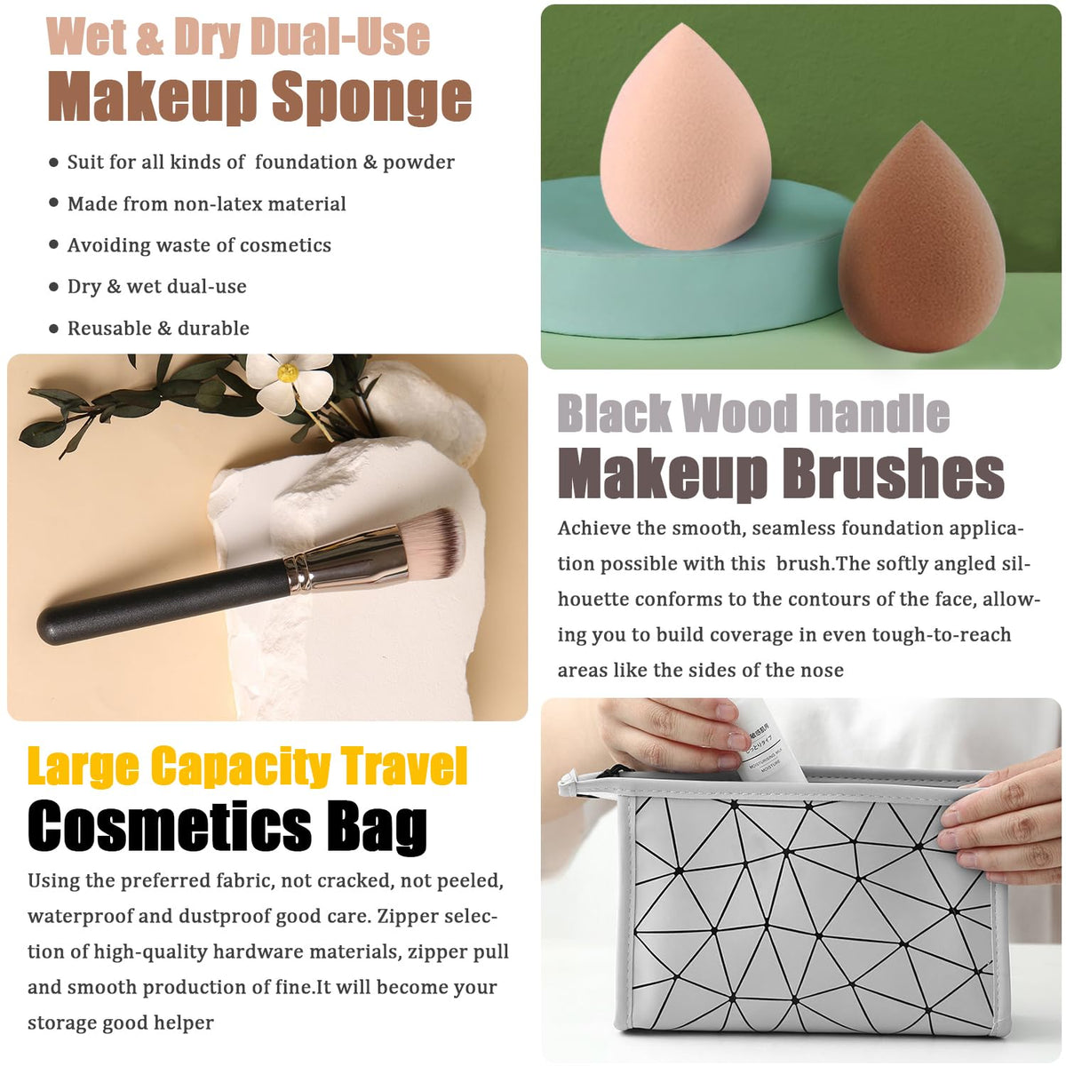 All in One Makeup Kit for Women Full Kit Travel Make Up Gift - NUIBO Official Imagery - 8