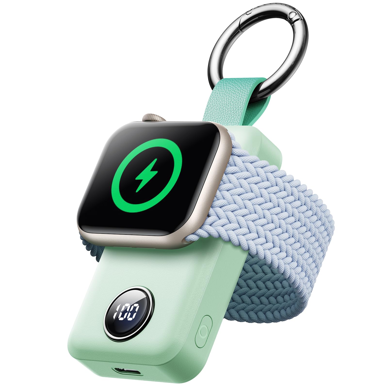 JOYROOM Portable 2000mAh Wireless Charger Compatible for Apple Wa by JOYROOM - Angle View 10