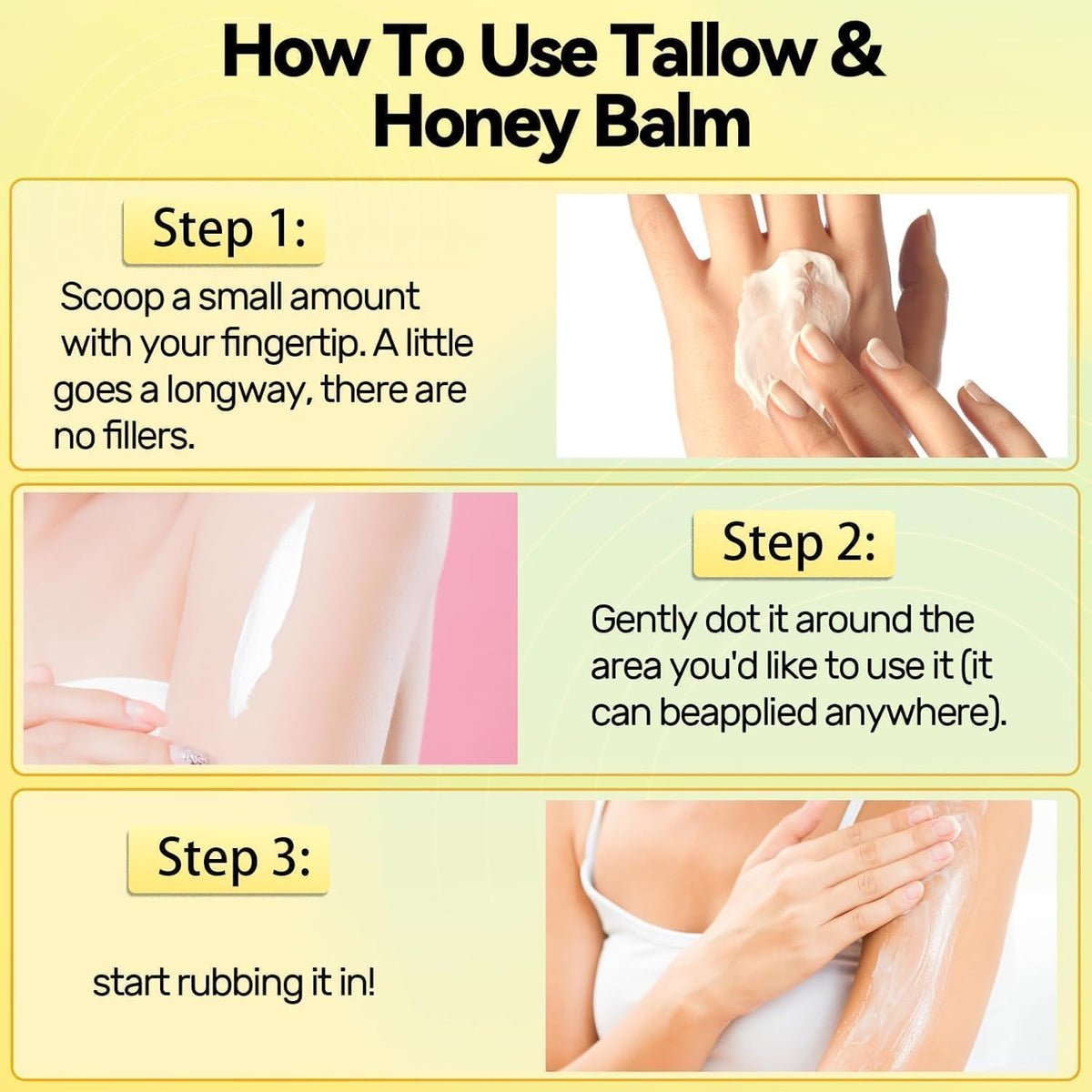 Tallow and Honey Balm Beef Tallow for Skin Tallow Face - Rezebu Official Imagery - 5