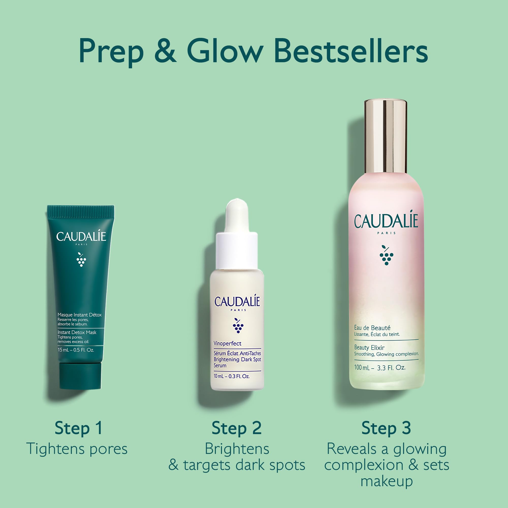 Caudalie Prep &amp; Glow Skin Care Gift Set - Generic