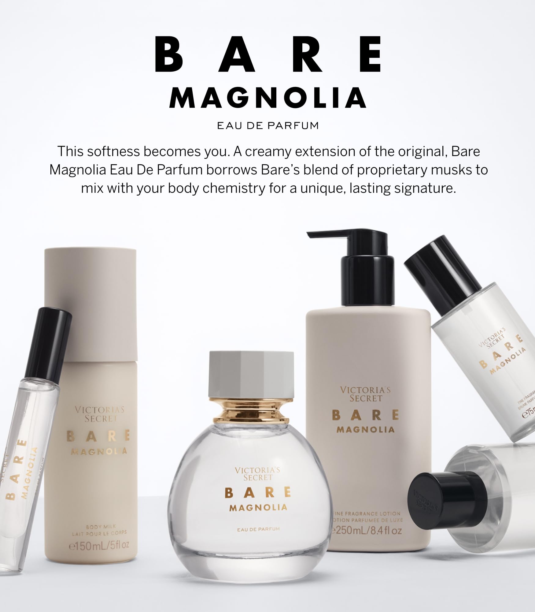 Elefair Tech Victoria's Secret Bare Magnolia Fragrance Body Lotion, Notes of - Elefair Tech Official Product View 5