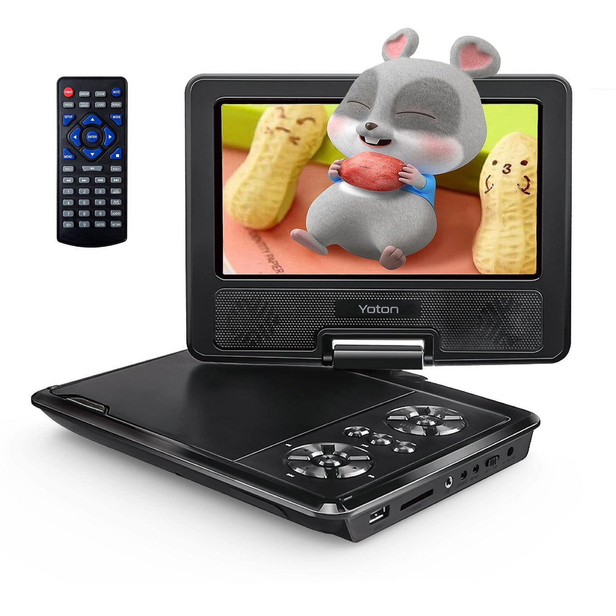 YOTON 9 5 Portable DVD Player 7 5 Swivel Screen Kids Car - YOTON Official Imagery - 1