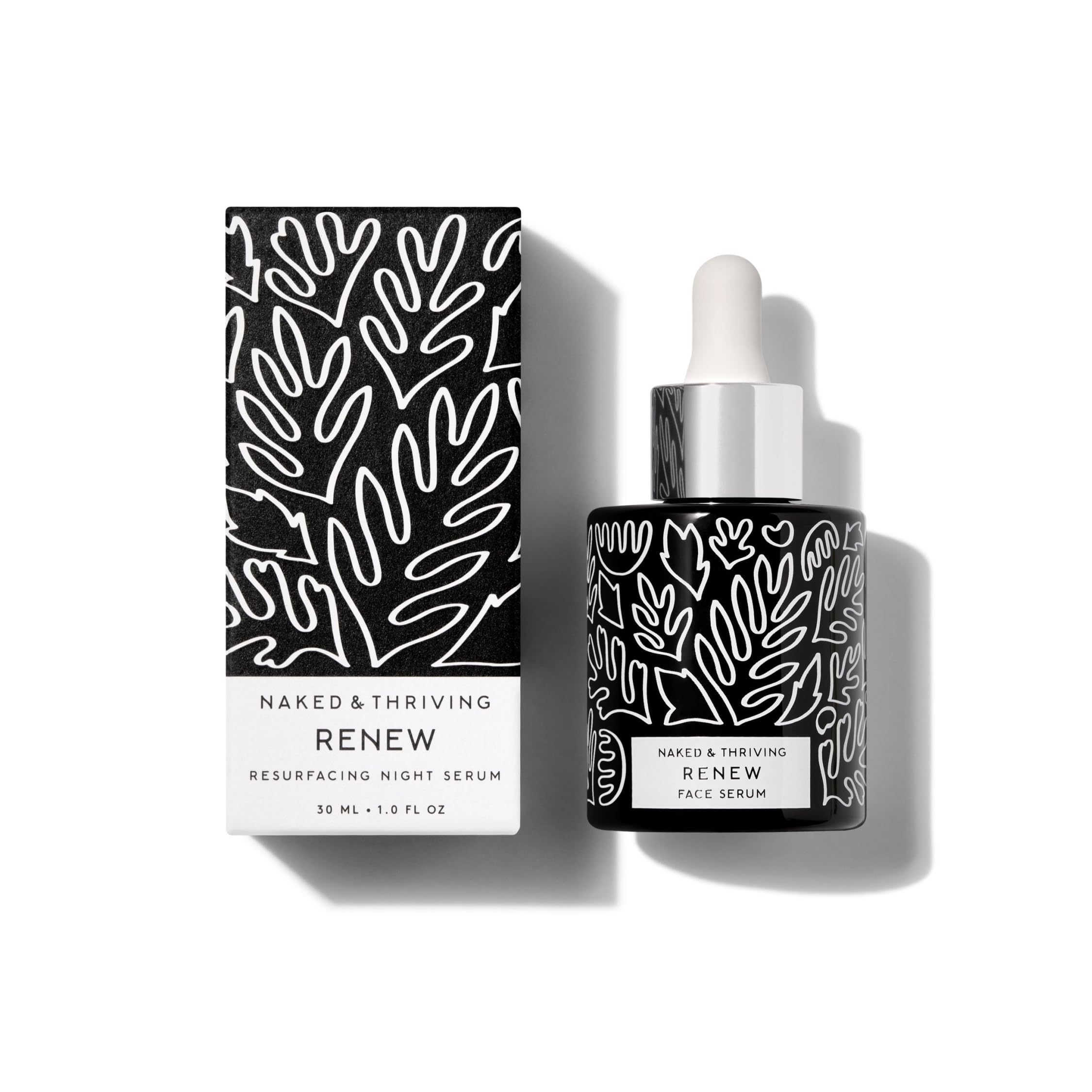 Naked & Thriving Renew Resurfacing Night Serum - Clinically - Product Imagery