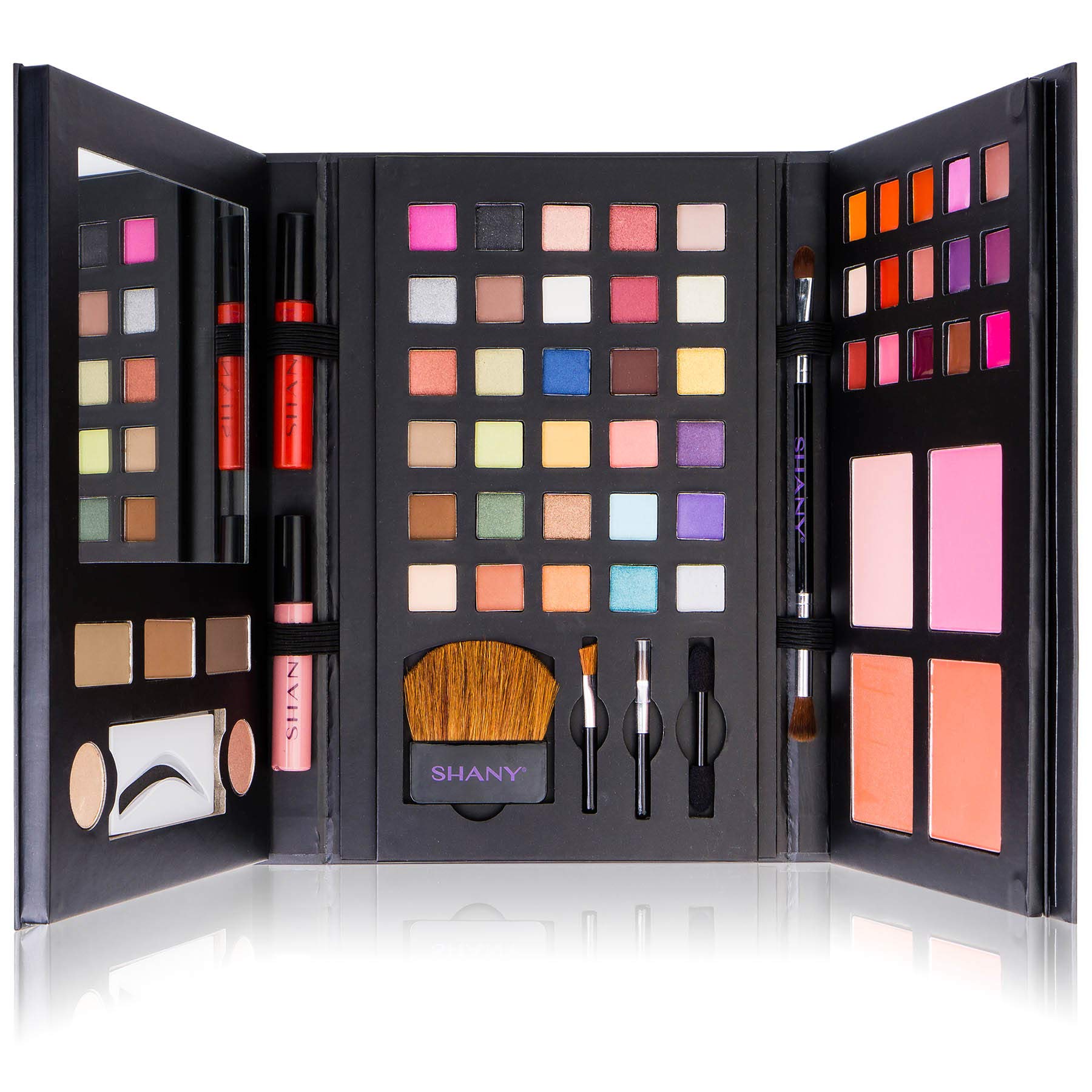 SHANY Luxe Book Makeup Set - All In One Travel Cosmetics Kit - Product Imagery