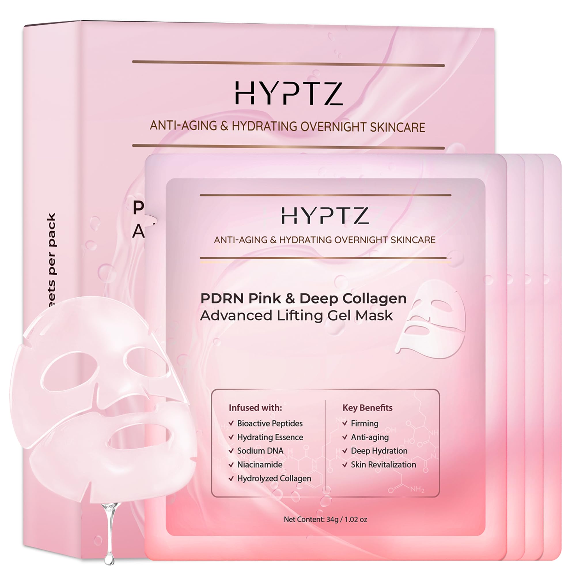 PDRN Collagen Capsule Cream &amp; Deep Hydrating Overnight Gel - realori