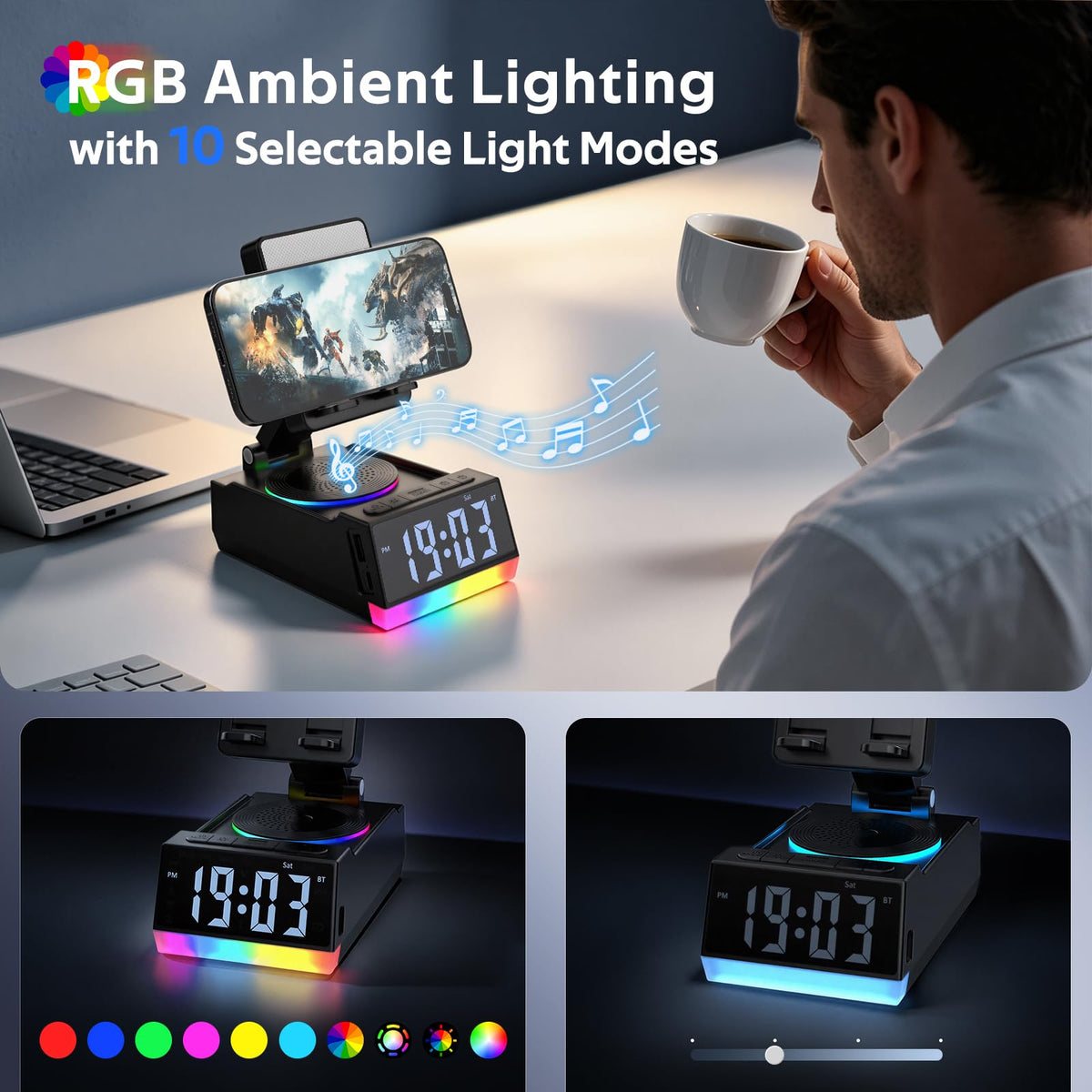Wireless Induction Speaker with Phone Stand Birthday Gifts - GLOPUS Official Imagery - 6