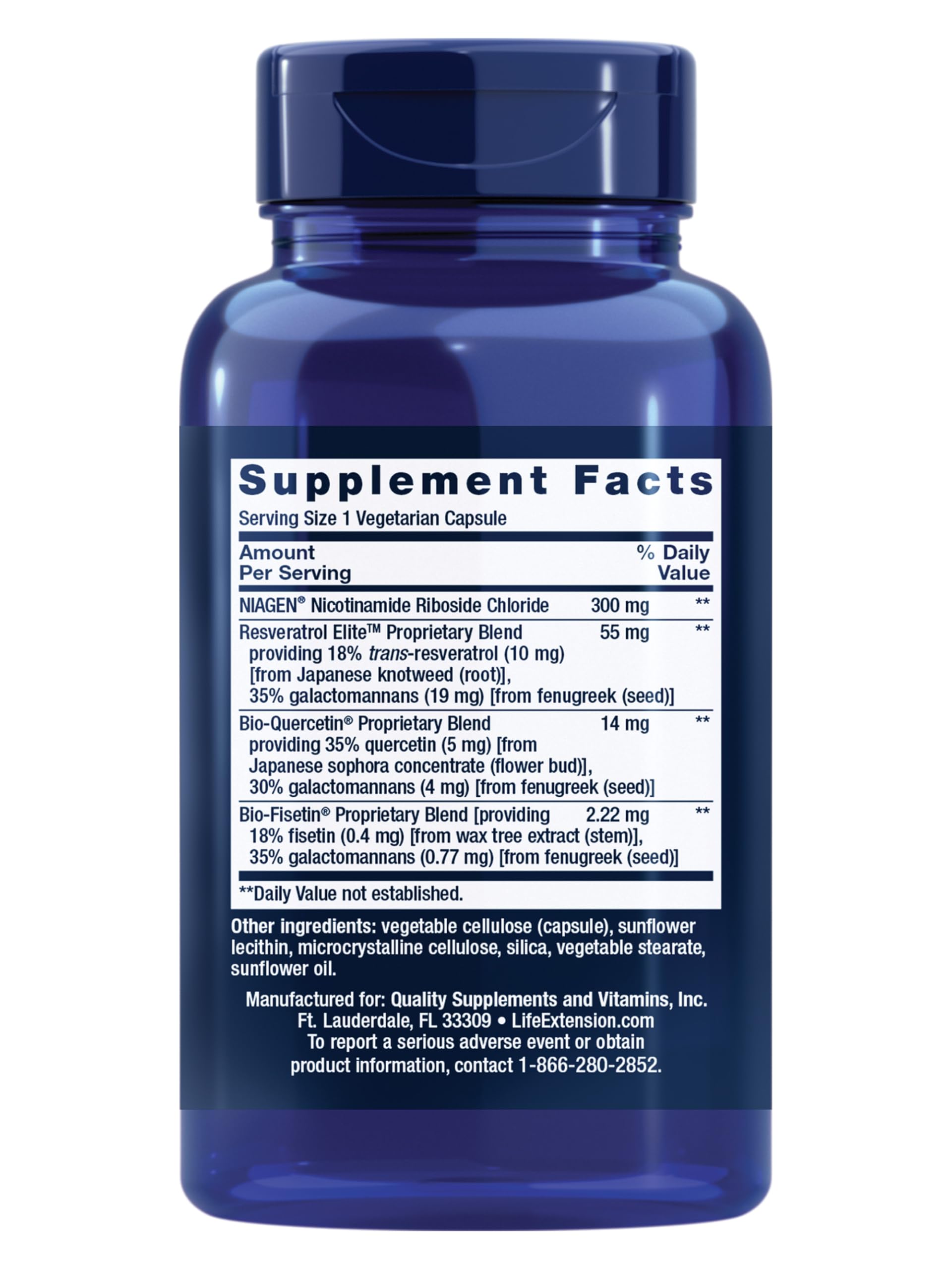 Life Extension NAD+ Cell Regenerator & Resveratrol Elite