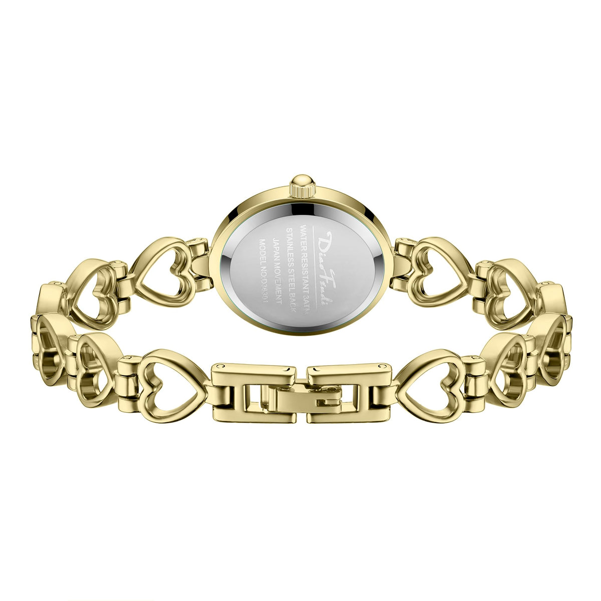 Diaofendi Petite Gold Watches for Women Vintage Bracelet - Diaofendi Official Imagery - 8