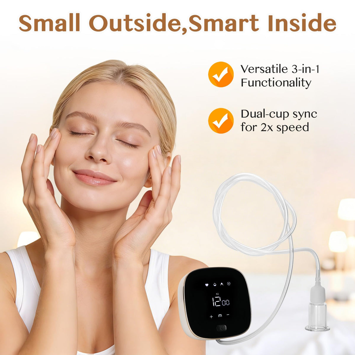 Electric Facial Cupping Set Face Cupping Device with 4 Modes - Drizzlen Official Imagery - 6