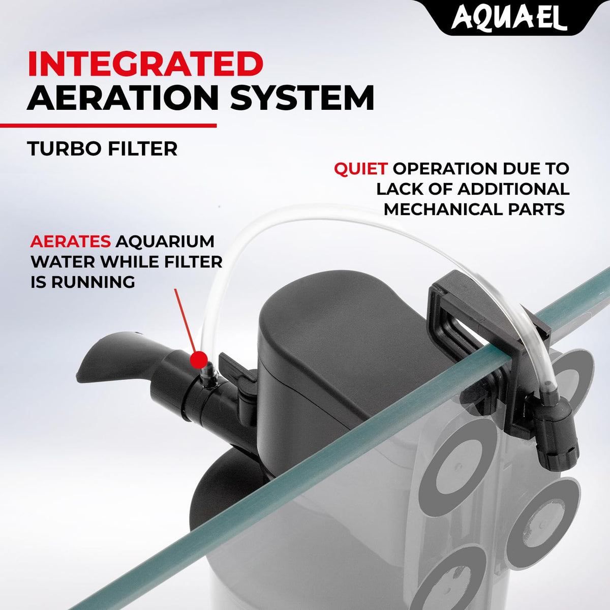 Aquael Turbo Internal Power Filter - Aquael Official Imagery - 3