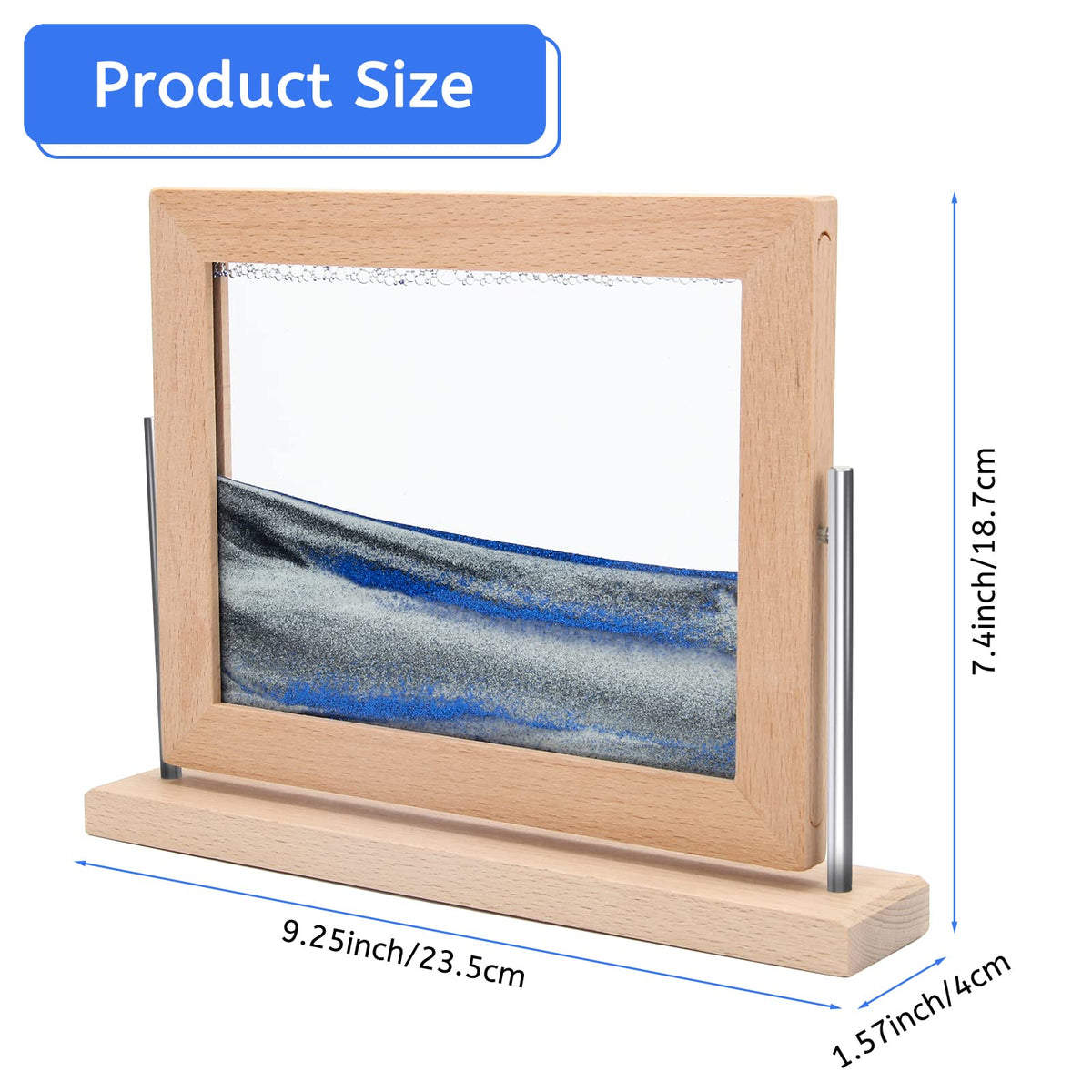 Coitak Moving Sand Art Picture Wooden Frame Dynamic Sand - Coitak Official Imagery - 3