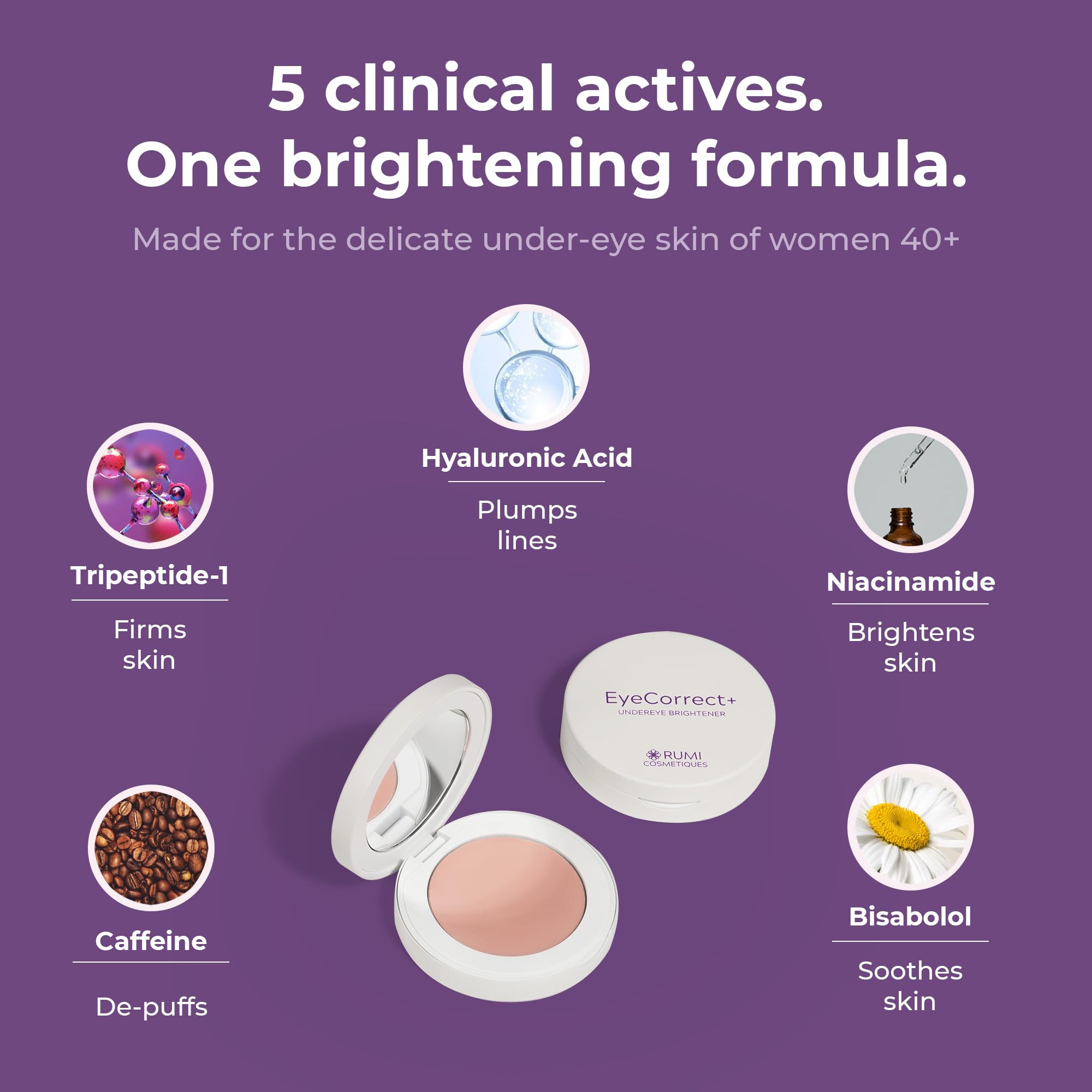 Rumi Cosmetiques EyeCorrect Under Eye Brightener for Older - Rumi Cosmetiques Official Imagery - 4