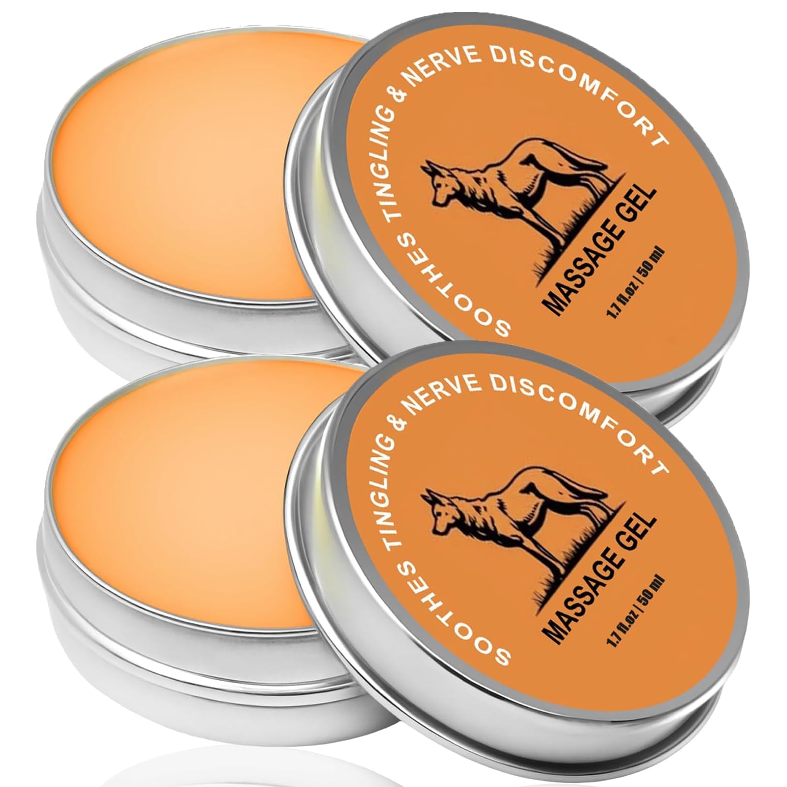 BIKCITV Nerve Relief Balm for Neuropathy, Cooling Soothing Massage Cream for Muscle-2PCS
