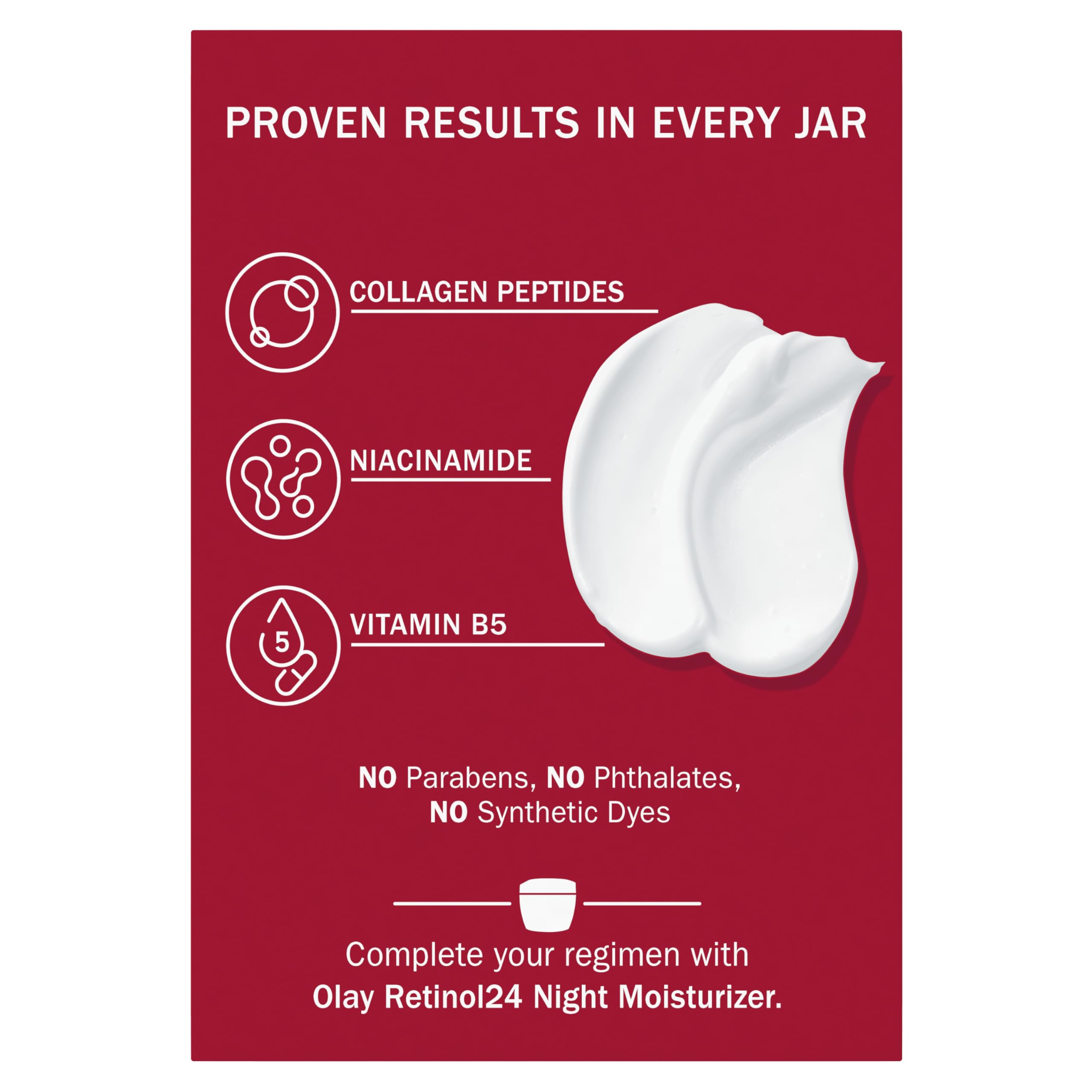 Olay Collagen Peptide Face Moisturizer, Firming Cream for Women, - Olay