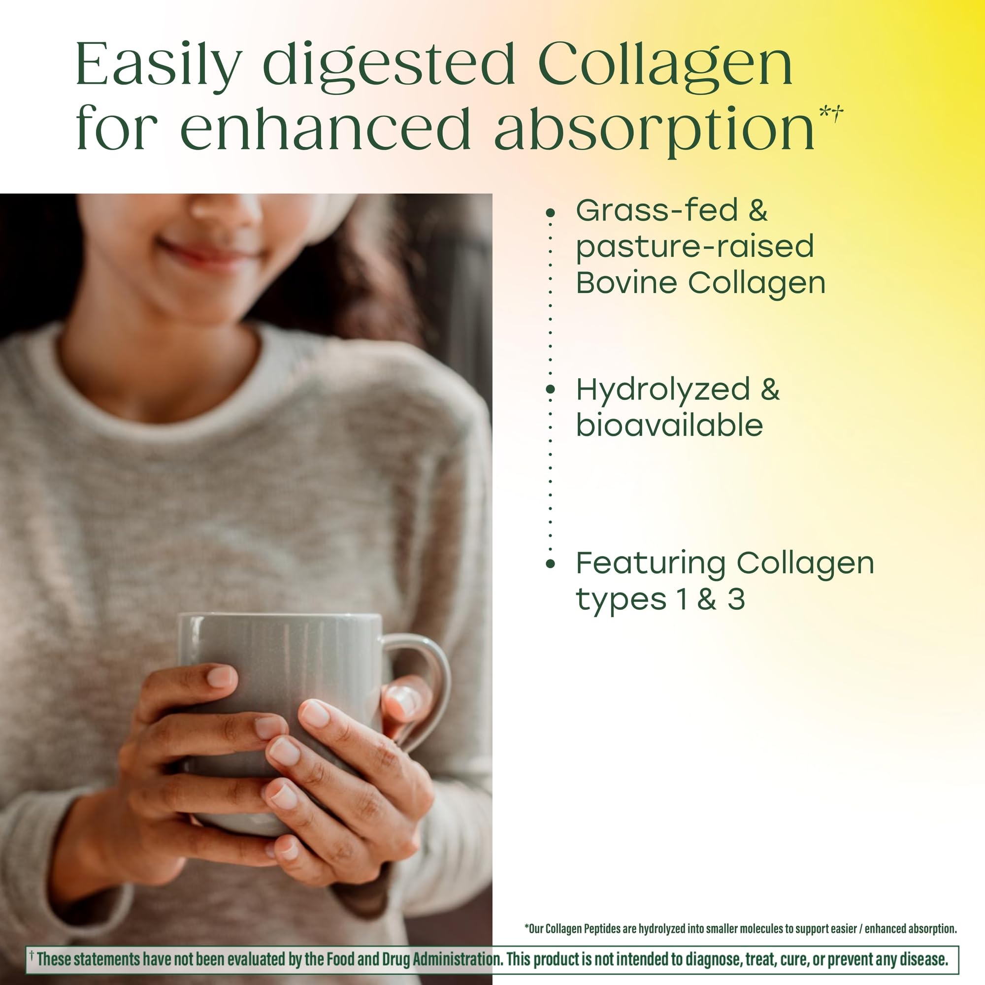 MegaFood Collagen Peptides Powder 20g Grass Fed Bovine - MegaFood Official Imagery - 6
