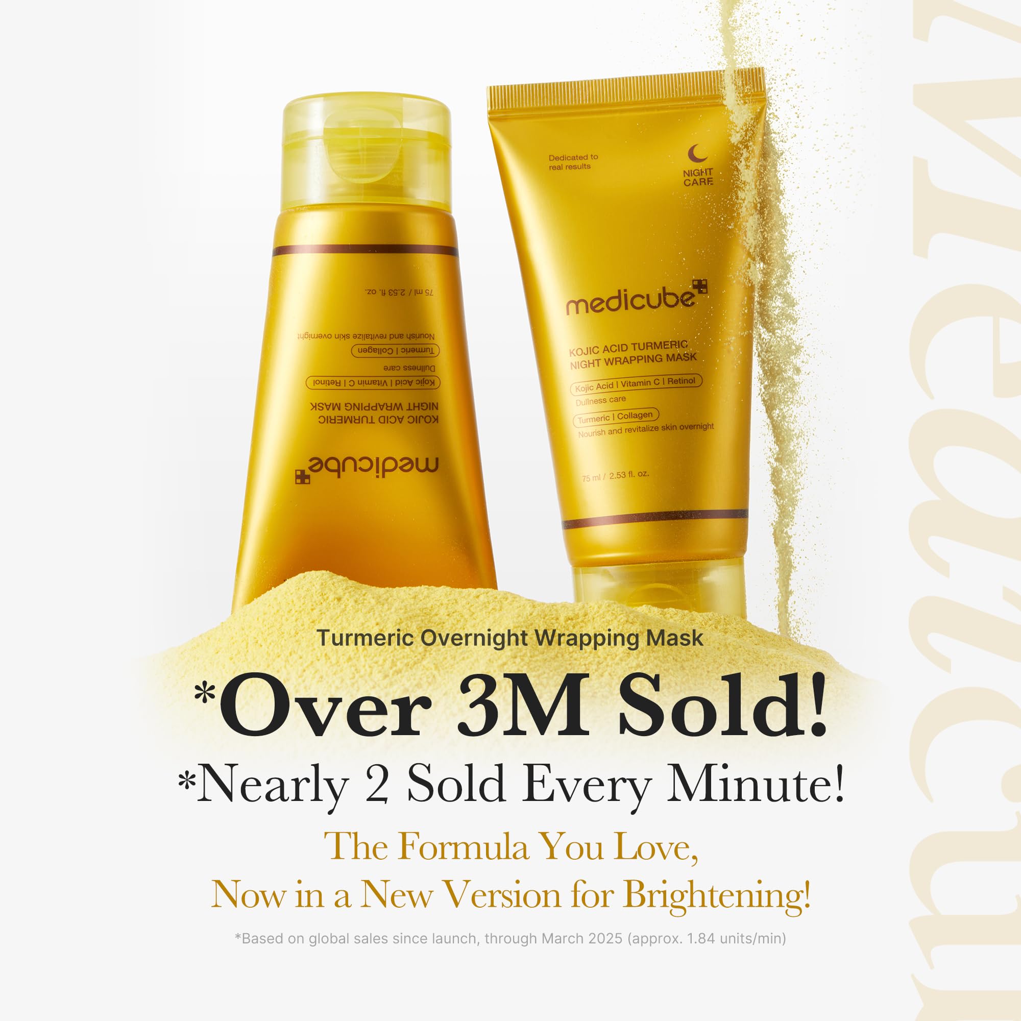 medicube Kojic Acid Turmeric Overnight Wrapping Peel Off Mask – - medicube