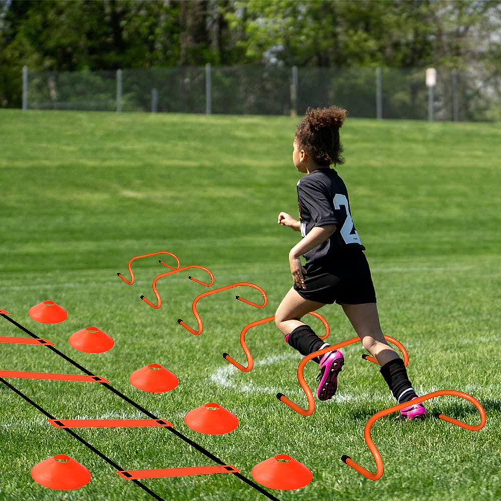 TNZMART Agility Ladder and Disc Cones Training Set - TNZMART Official Imagery - 8