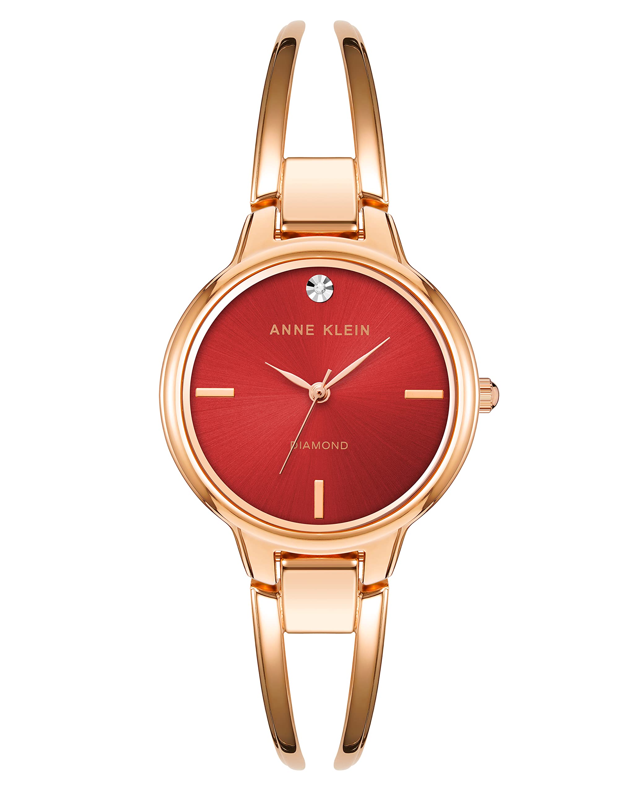 Anne Klein Women's Genuine Diamond Dial Bangle Watch - View 9