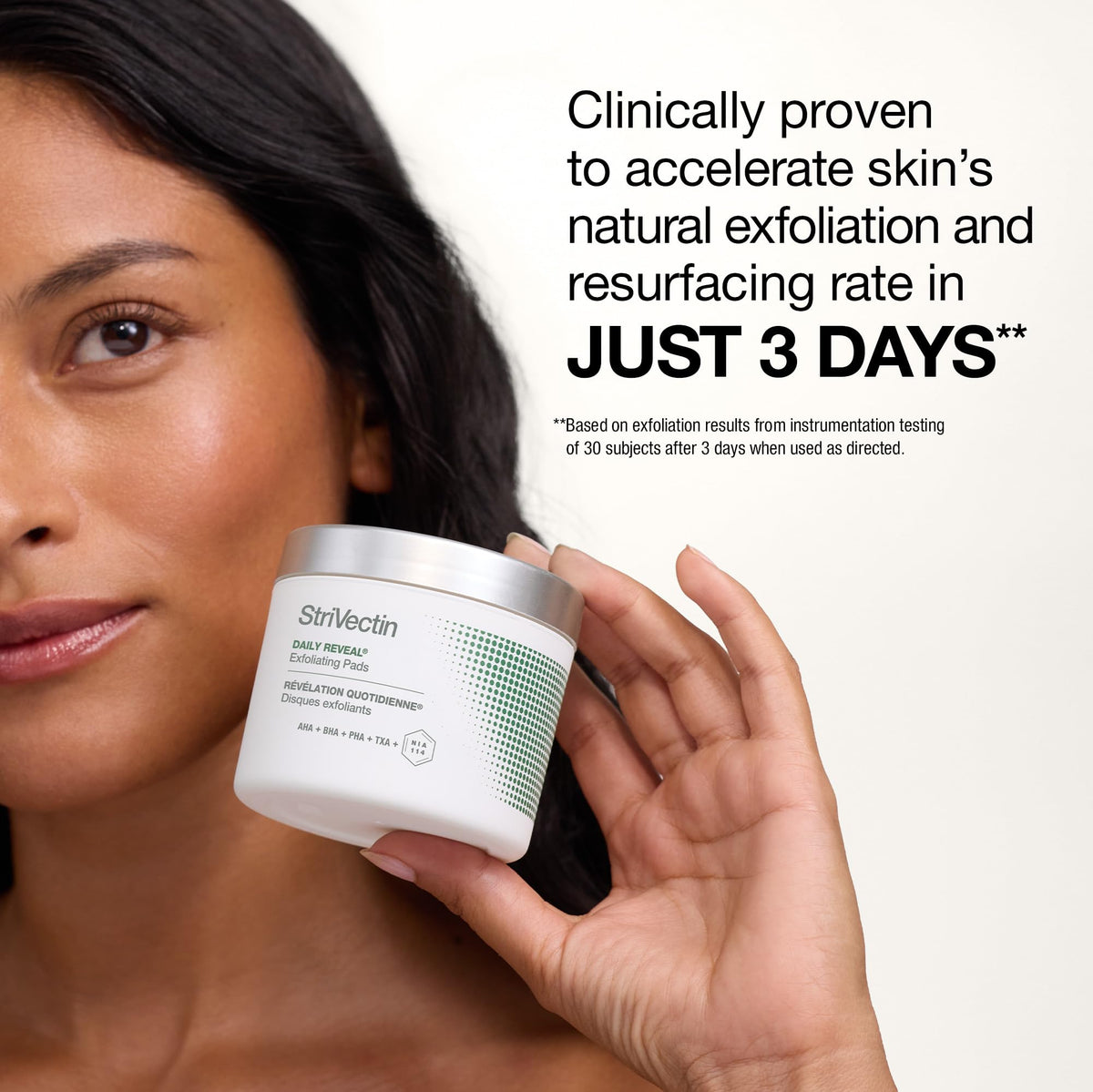 StriVectin Daily Reveal Exfoliating Face Pads 60 Count - Premium Selection Official Imagery - 6