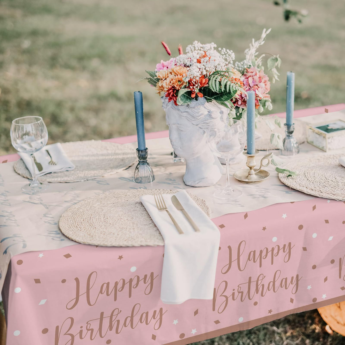 Rose Gold Birthday Party Supplies - Gatherfun Official Imagery - 6