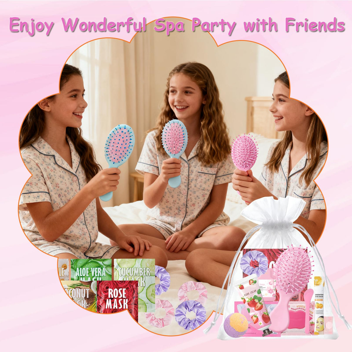 130 PCS Spa Party Supplies for Women Include Face Masks - UYJ, Official Imagery - 6