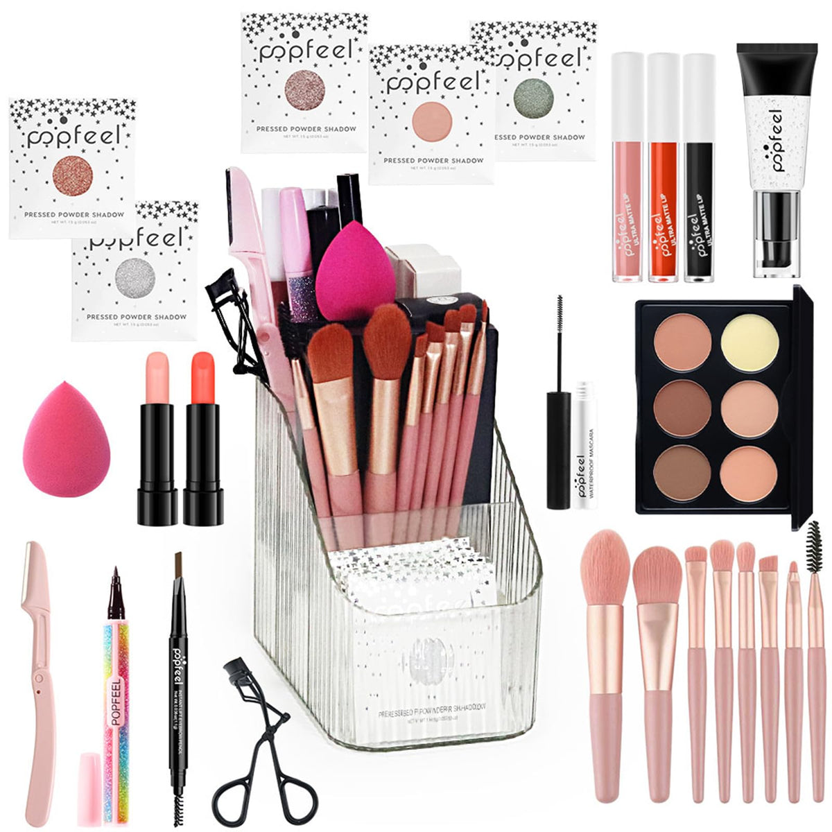 Makeup Set Cosmetic Make Up Starter Kit with Portable Travel - JasCherry Official Imagery - 6