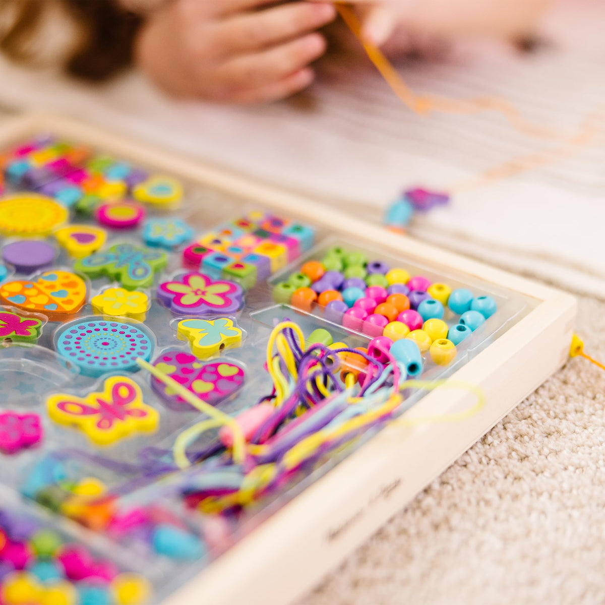 Melissa Doug Created by Me Bead Bouquet Deluxe Jewelry Kit - Premium Selection Official Imagery - 6
