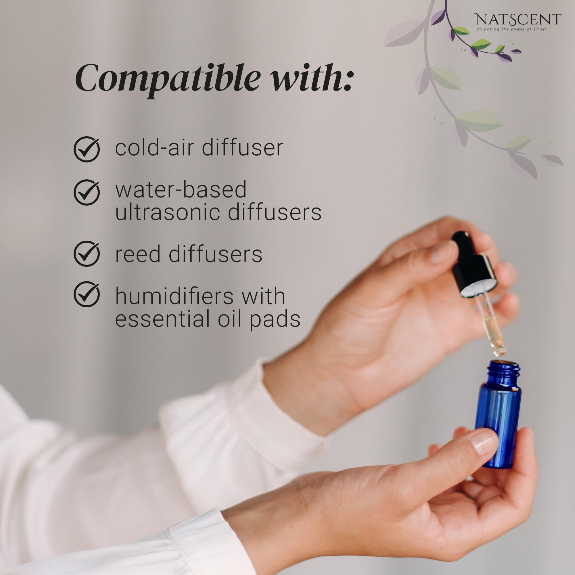 White Tea Diffuser Oil for Home Hotel Inspired Essential Oil - Natscent Official Imagery - 6