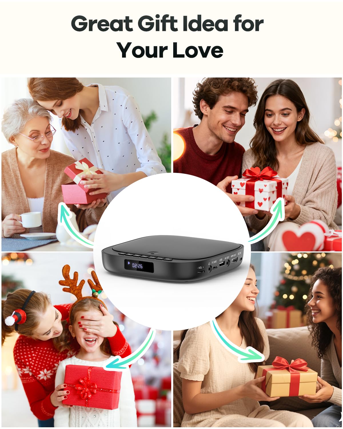 Mini DVD Players for TV that Plays All Regions and Formats - FELEMAN Official Imagery - 8